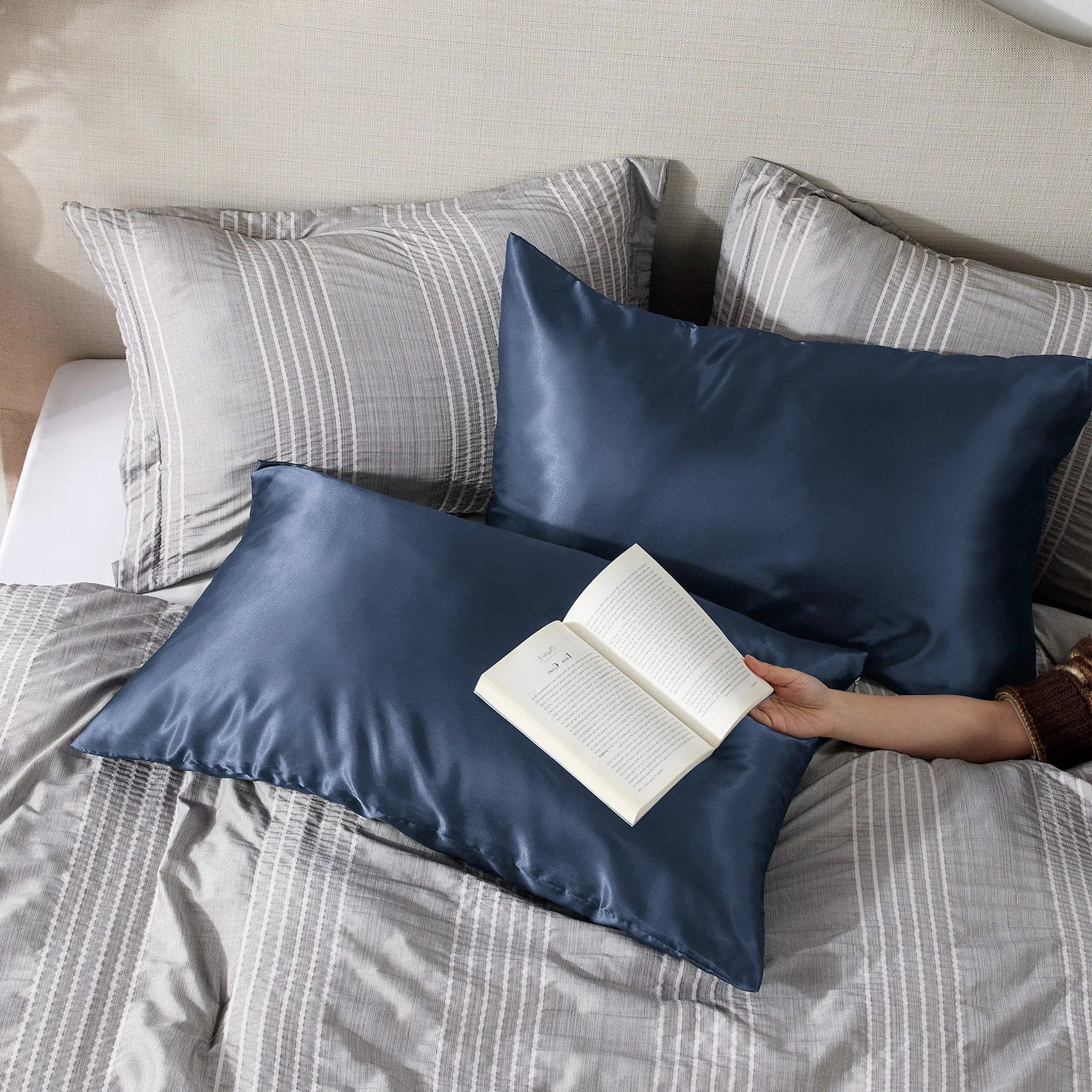 Luxurious Solid Satin Pillowcase