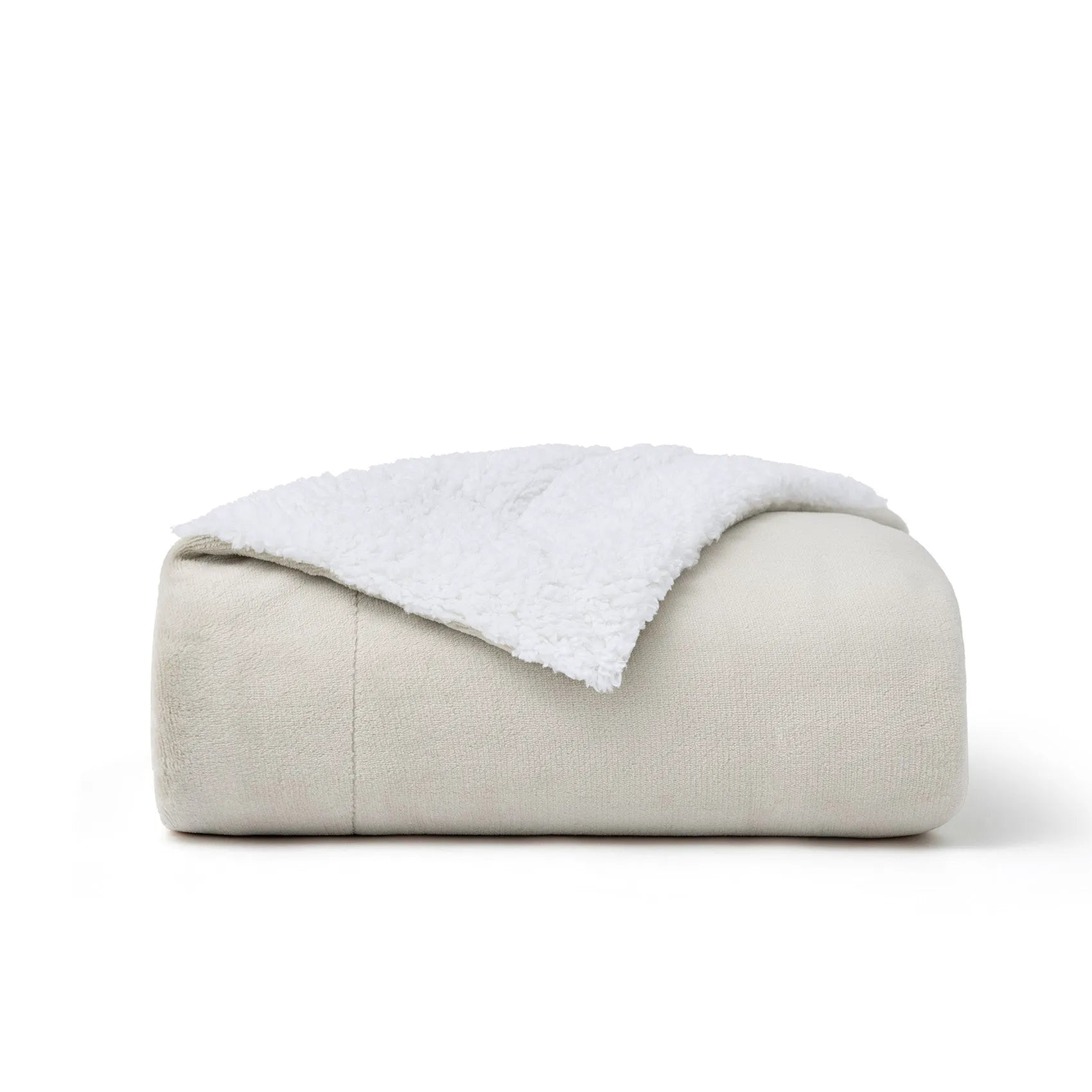Cozy Sherpa Fleece Throw Blanket
