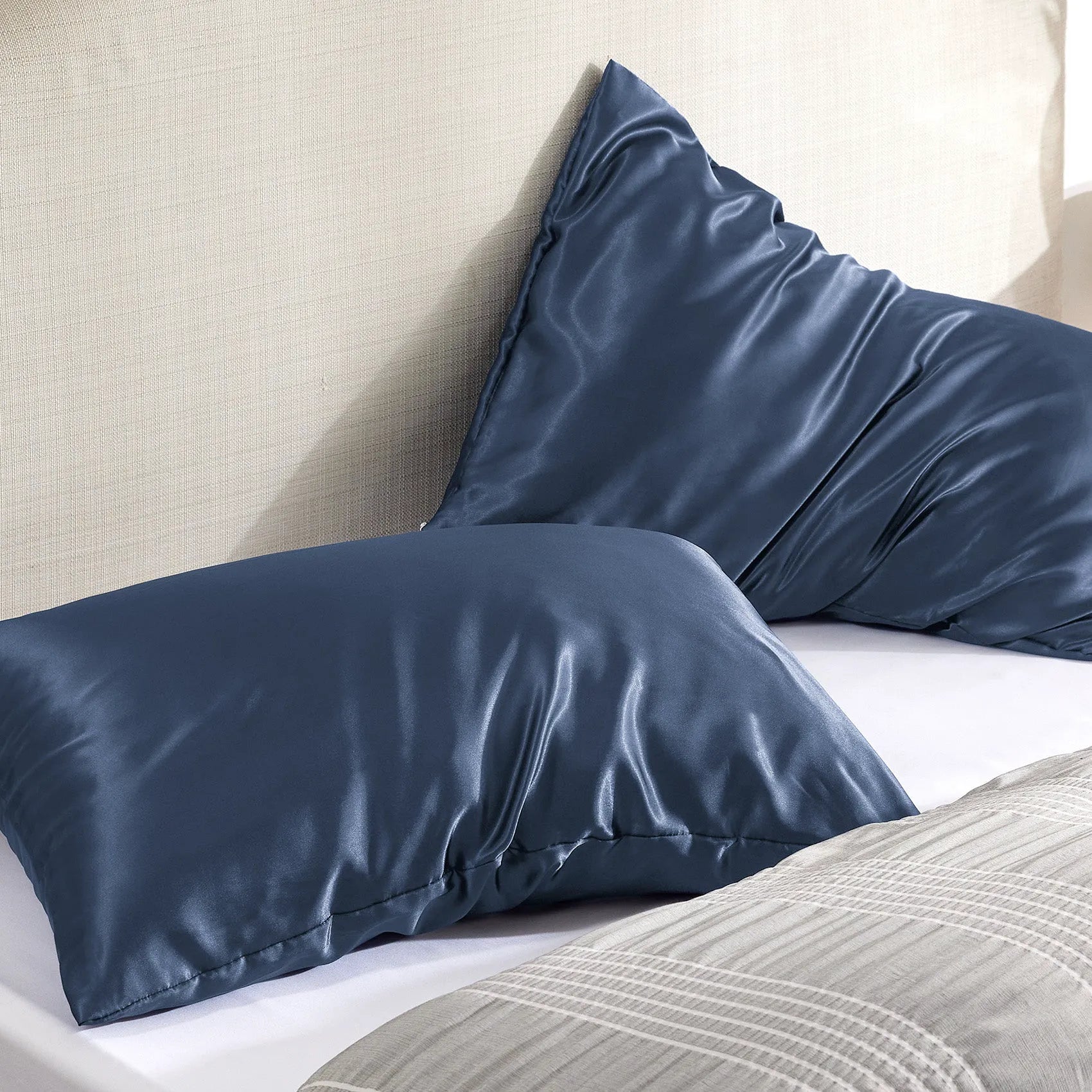 Luxurious Solid Satin Pillowcase