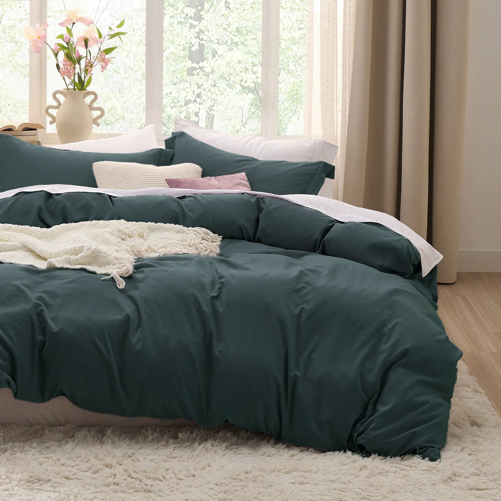 Ultra-Soft Hypoallergenic Microfiber Duvet Cover Set