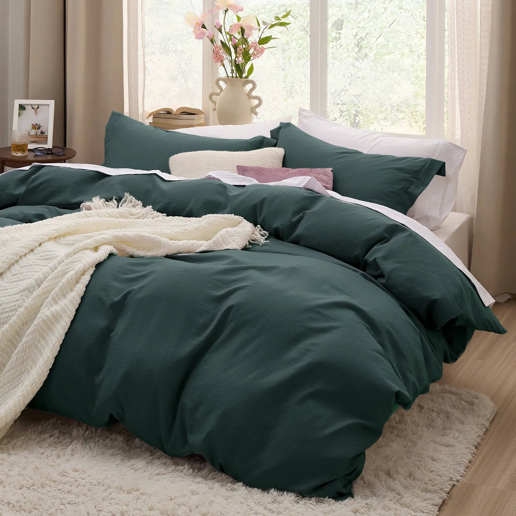 Ultra-Soft Hypoallergenic Microfiber Duvet Cover Set