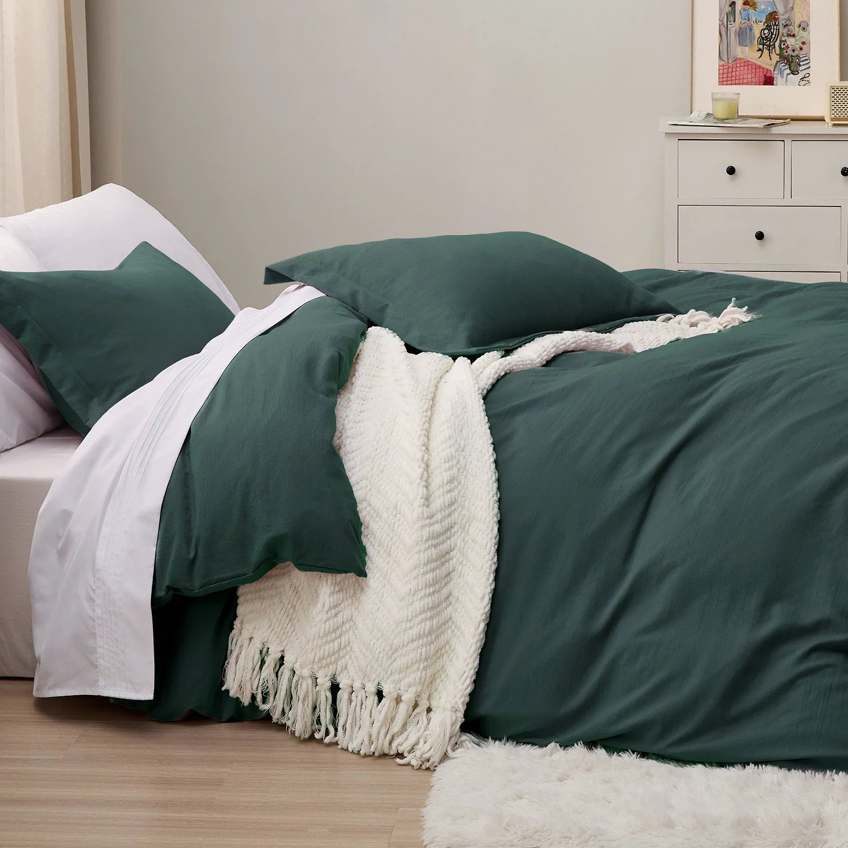 Ultra-Soft Hypoallergenic Microfiber Duvet Cover Set