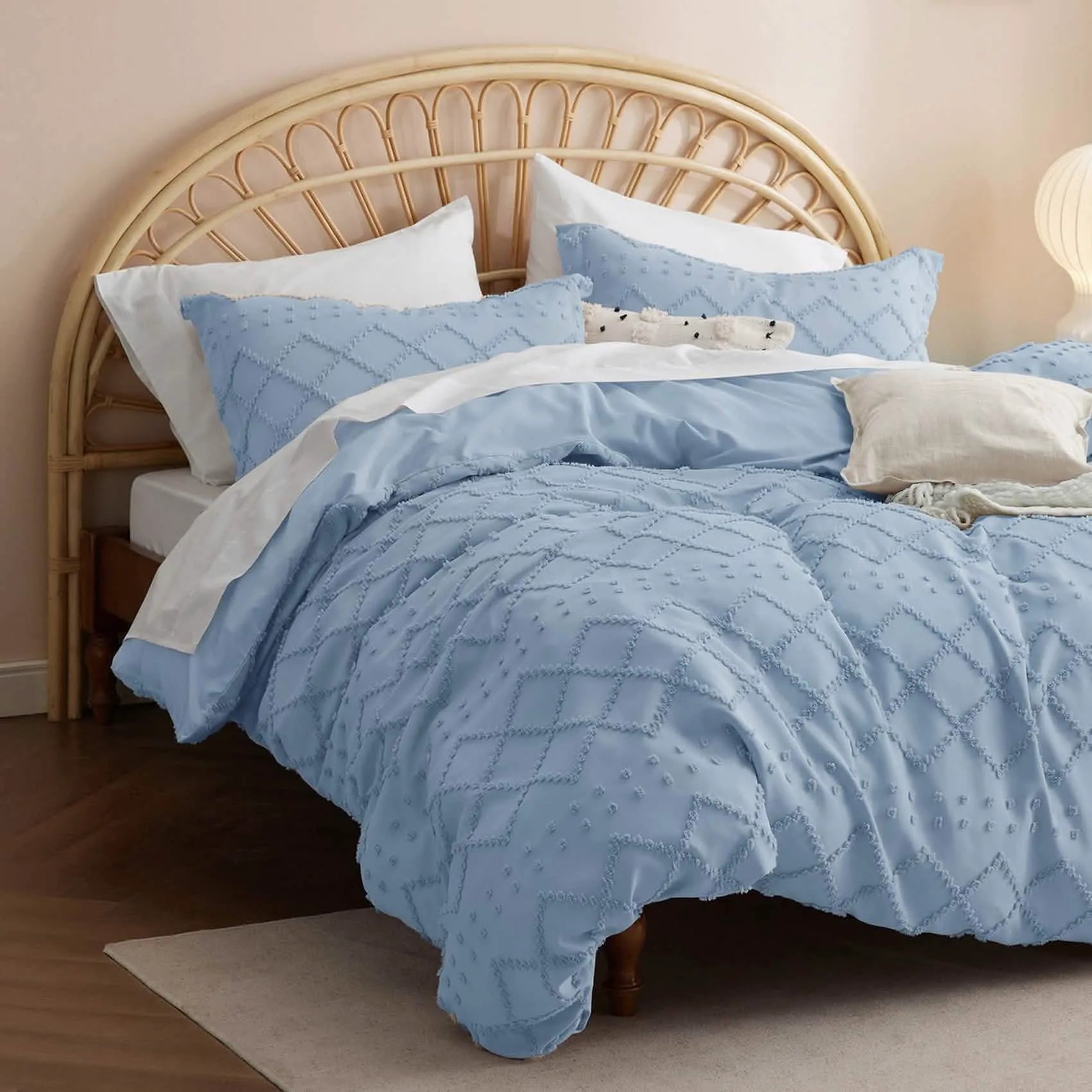 Boho Embroidery Duvet Cover Set