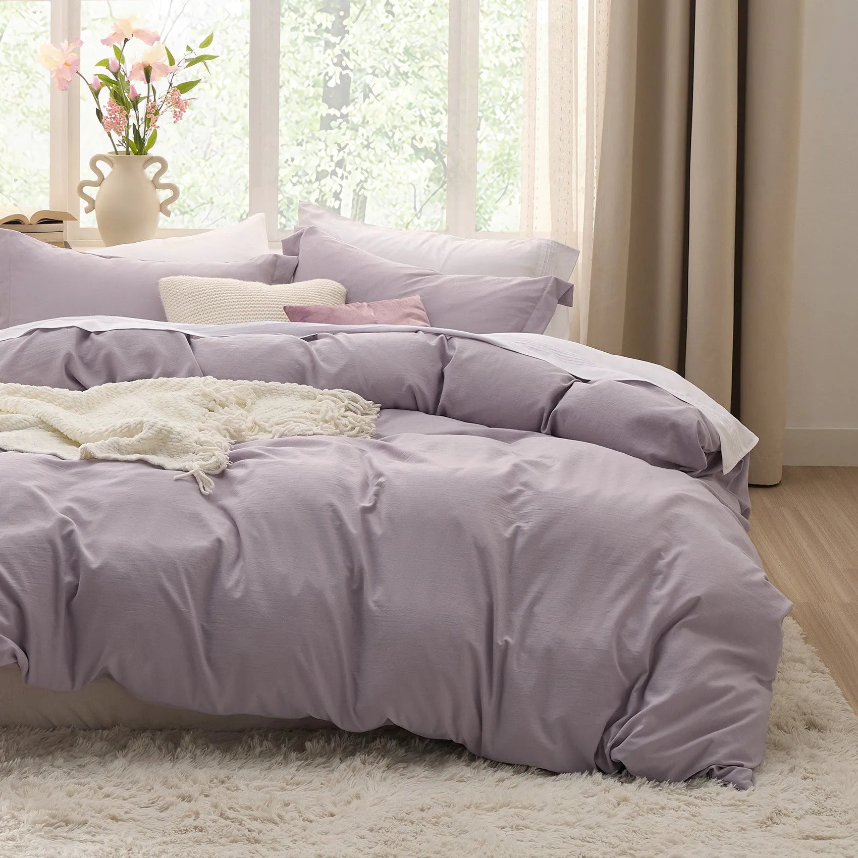 Ultra-Soft Hypoallergenic Microfiber Duvet Cover Set