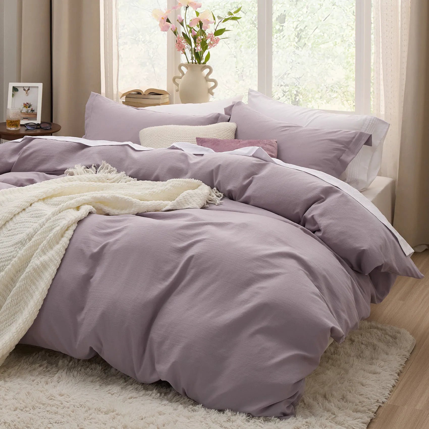 Ultra-Soft Hypoallergenic Microfiber Duvet Cover Set