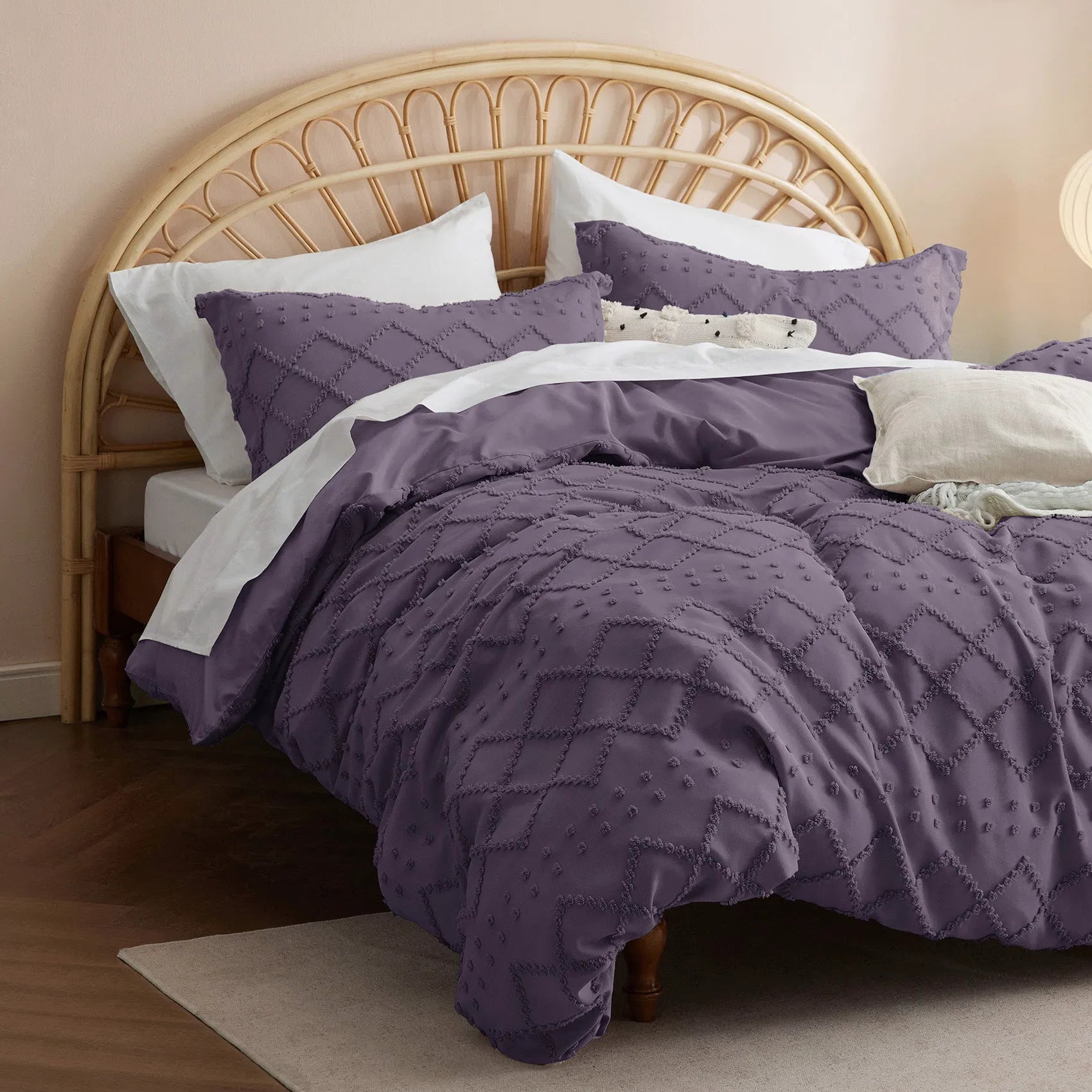 Boho Embroidery Duvet Cover Set
