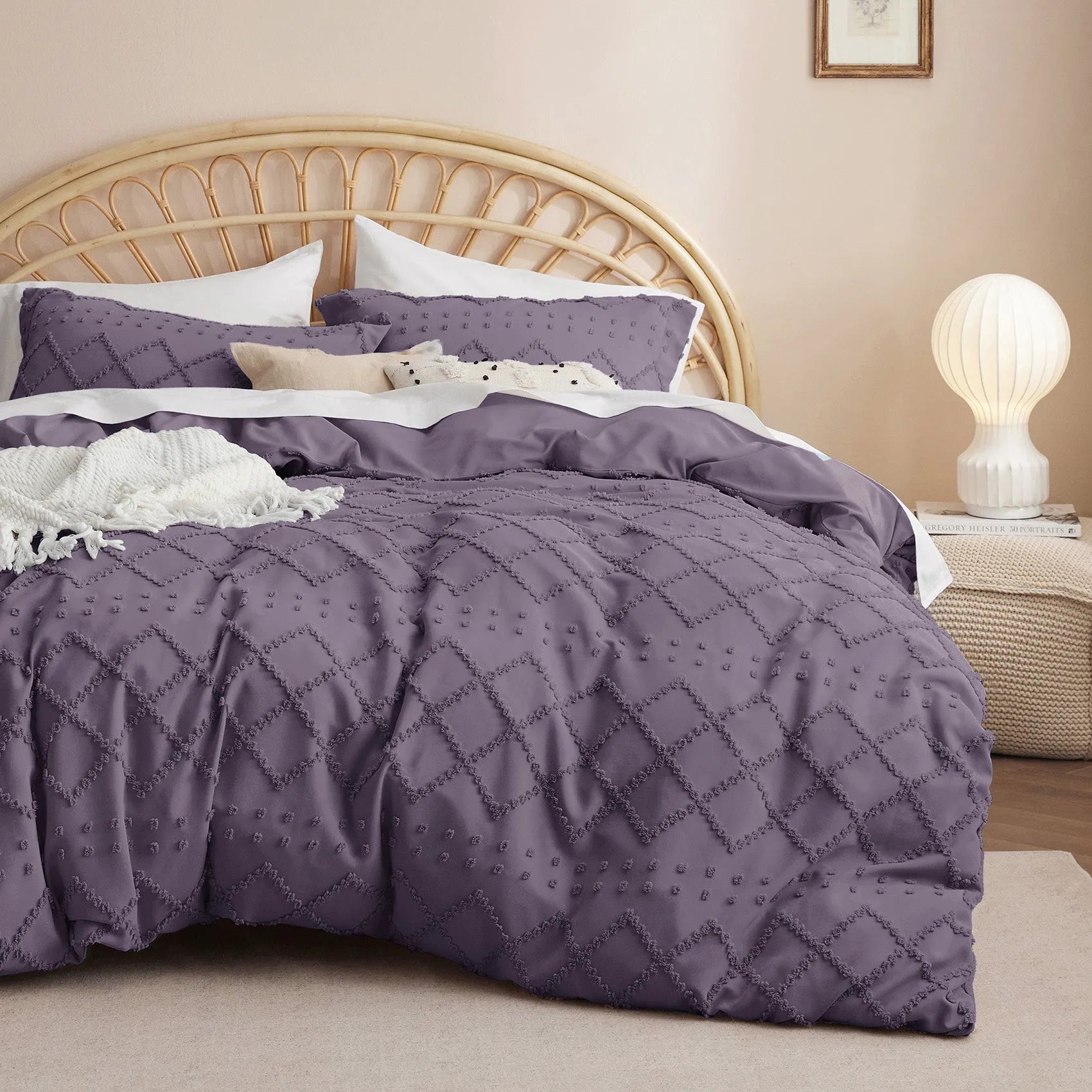 Boho Embroidery Duvet Cover Set