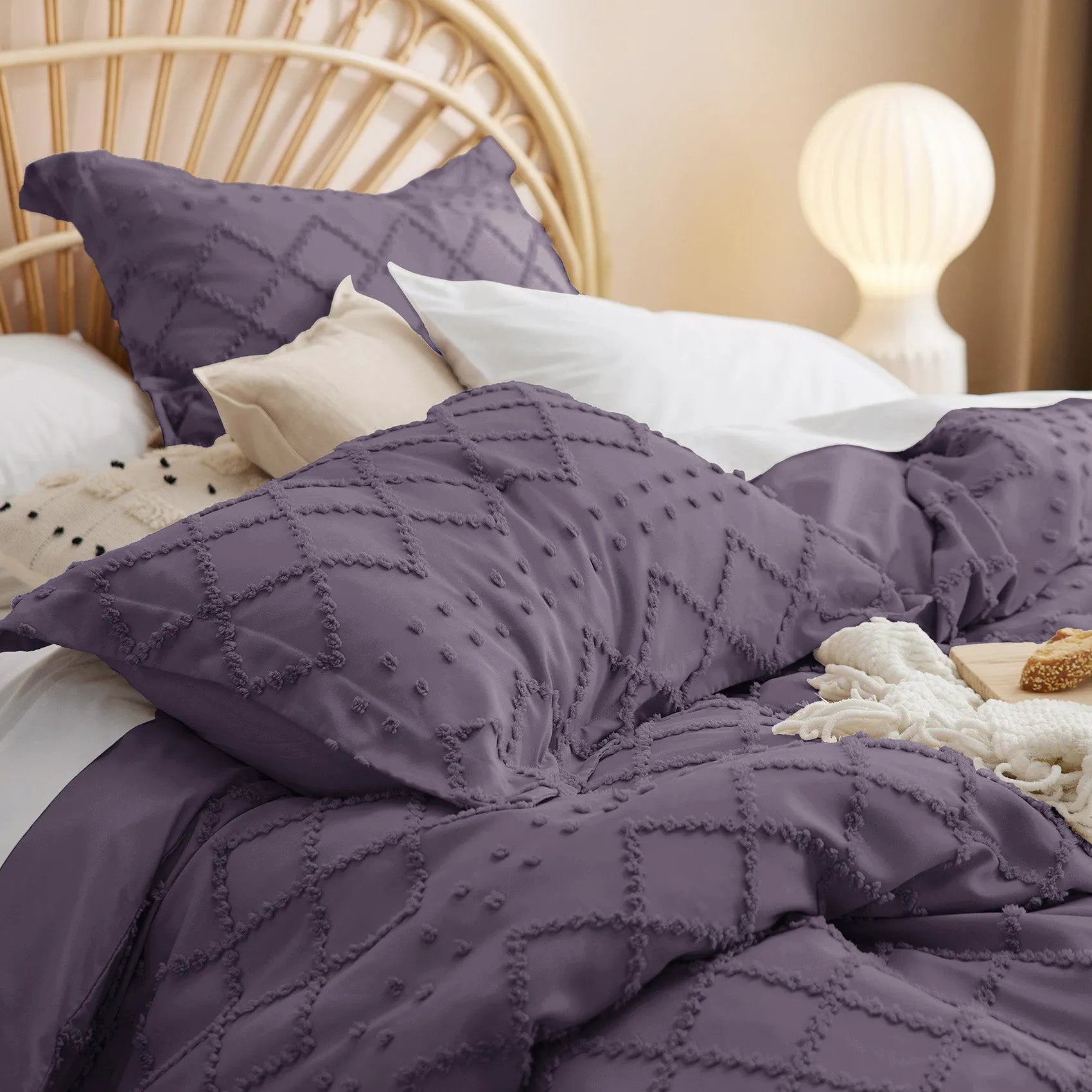 Boho Embroidery Duvet Cover Set