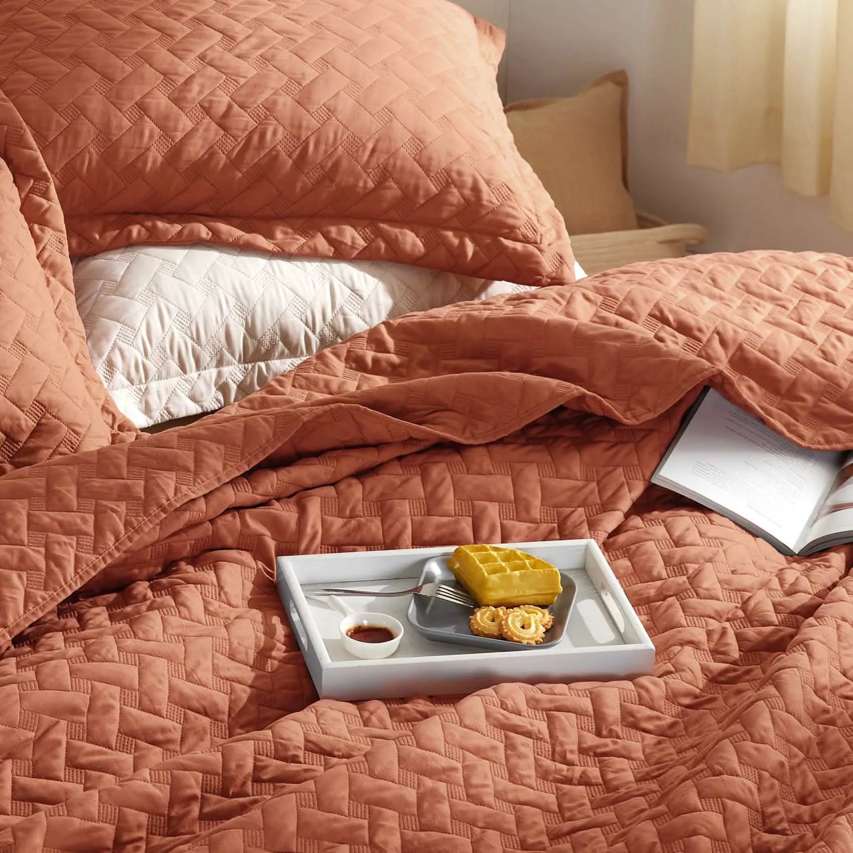 Basketweave Quilt Set