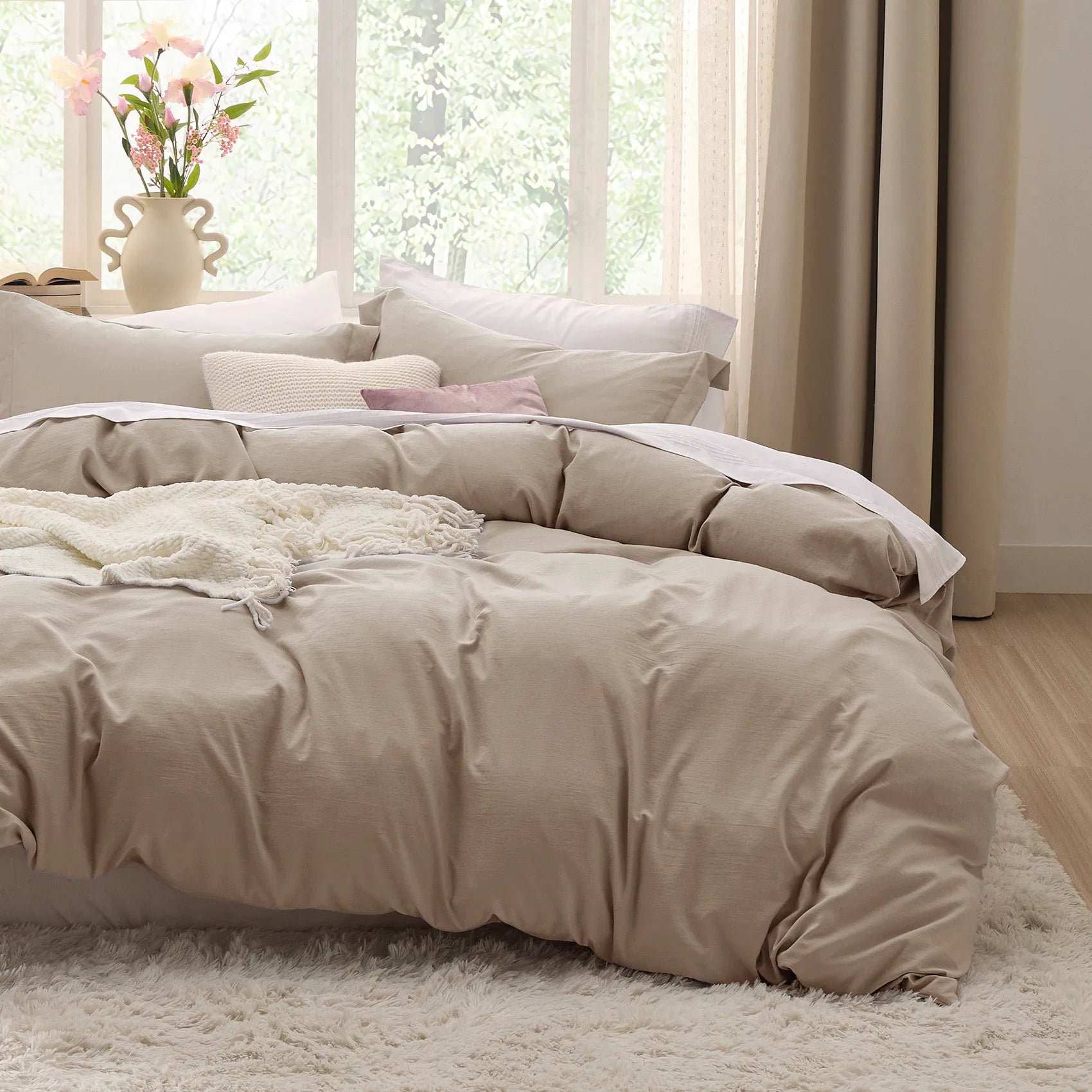 Ultra-Soft Hypoallergenic Microfiber Duvet Cover Set