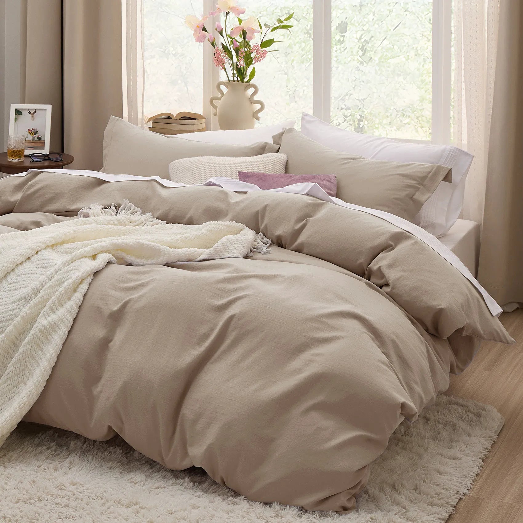 Ultra-Soft Hypoallergenic Microfiber Duvet Cover Set