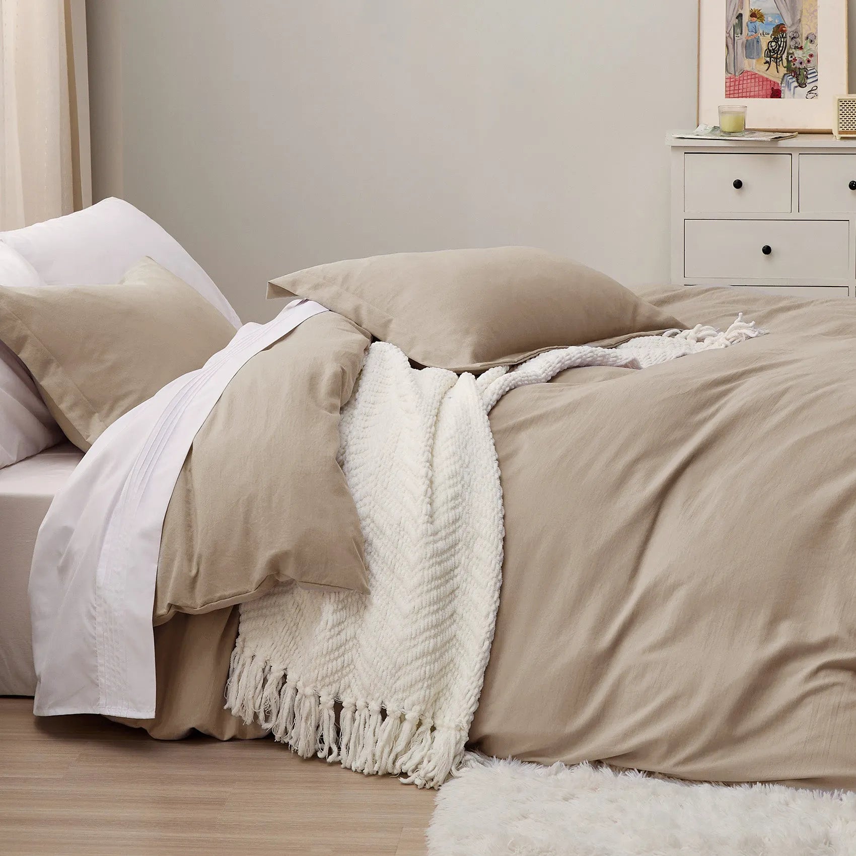 Ultra-Soft Hypoallergenic Microfiber Duvet Cover Set