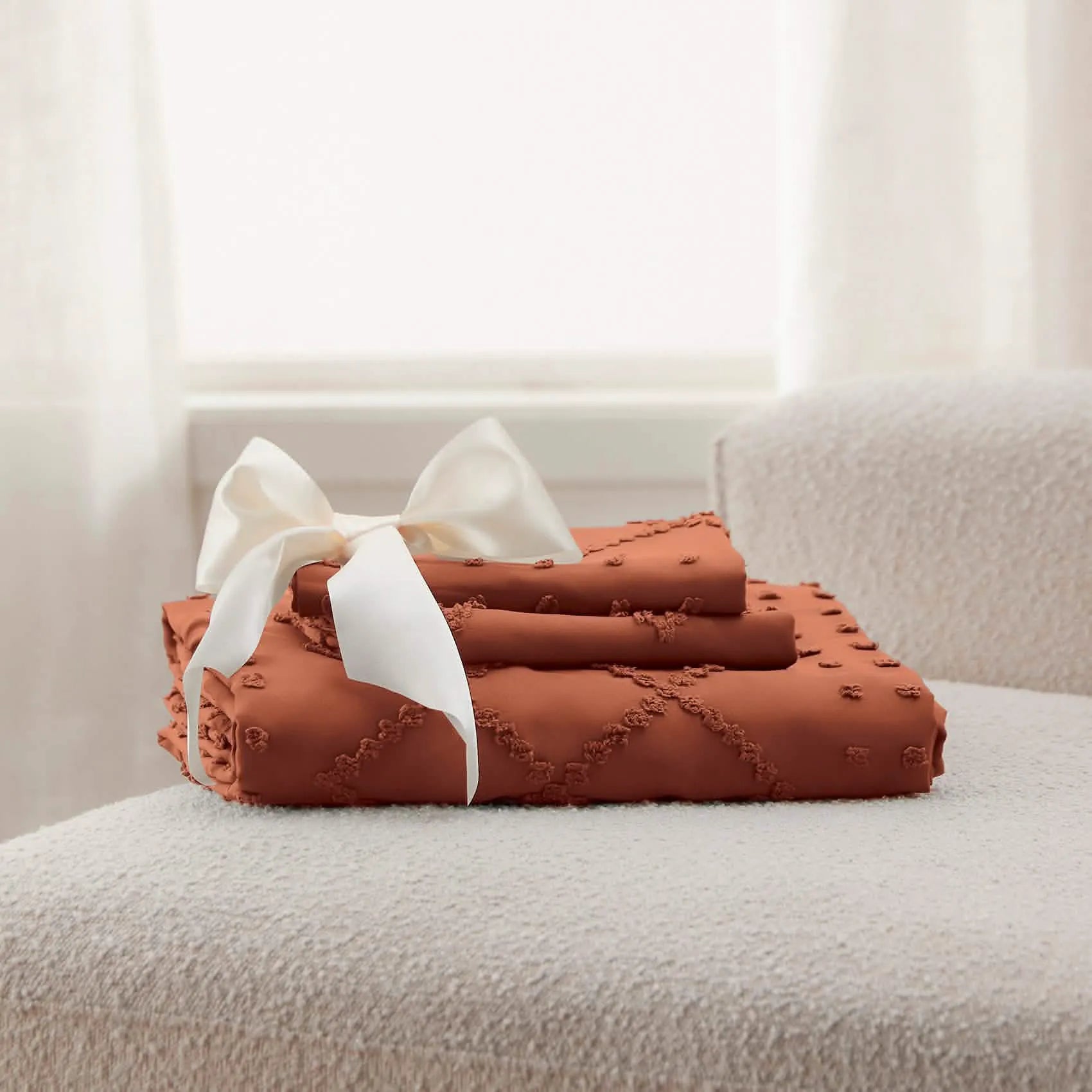 Boho Embroidery Duvet Cover Set