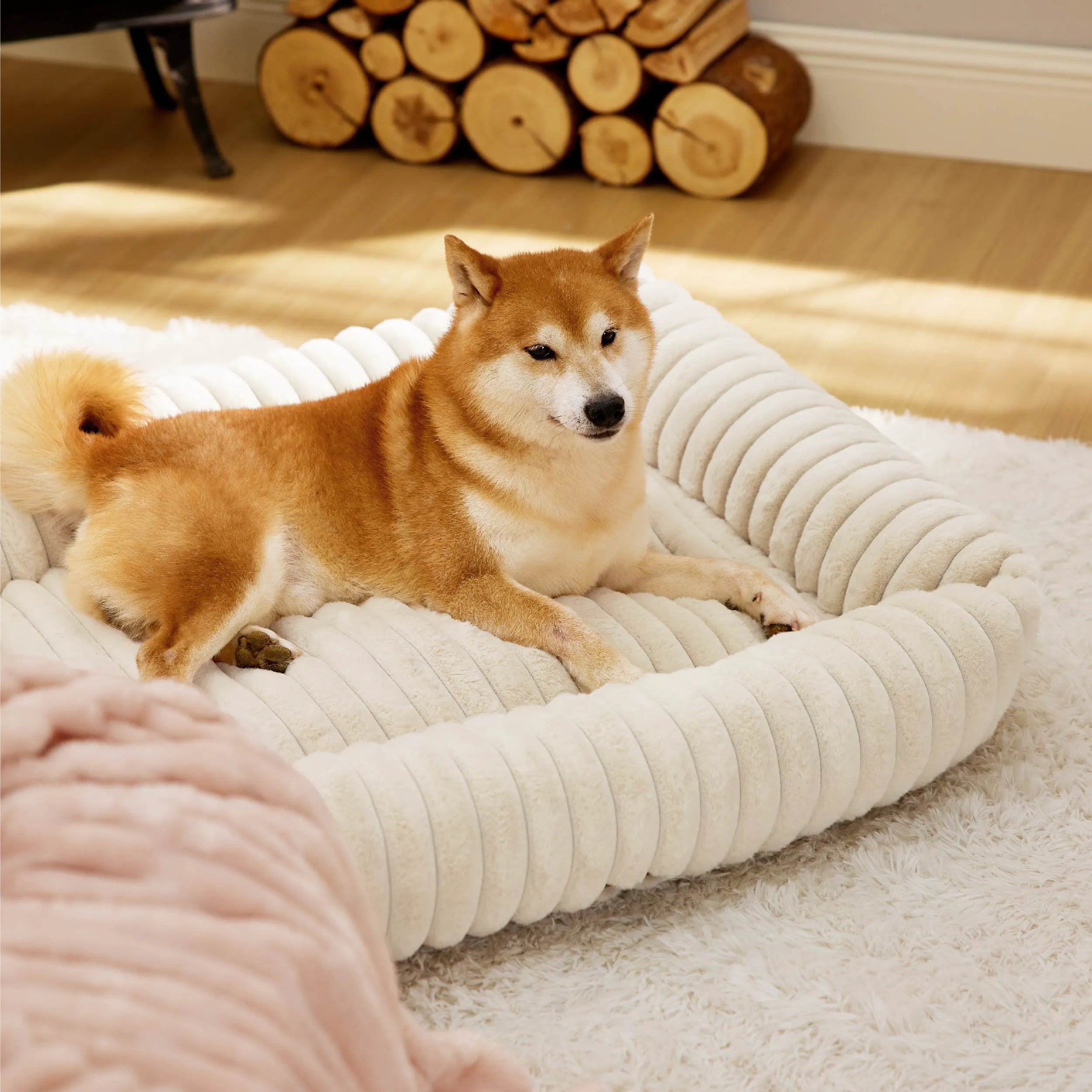 ComfyFleece™ Rectangular Dog Bed