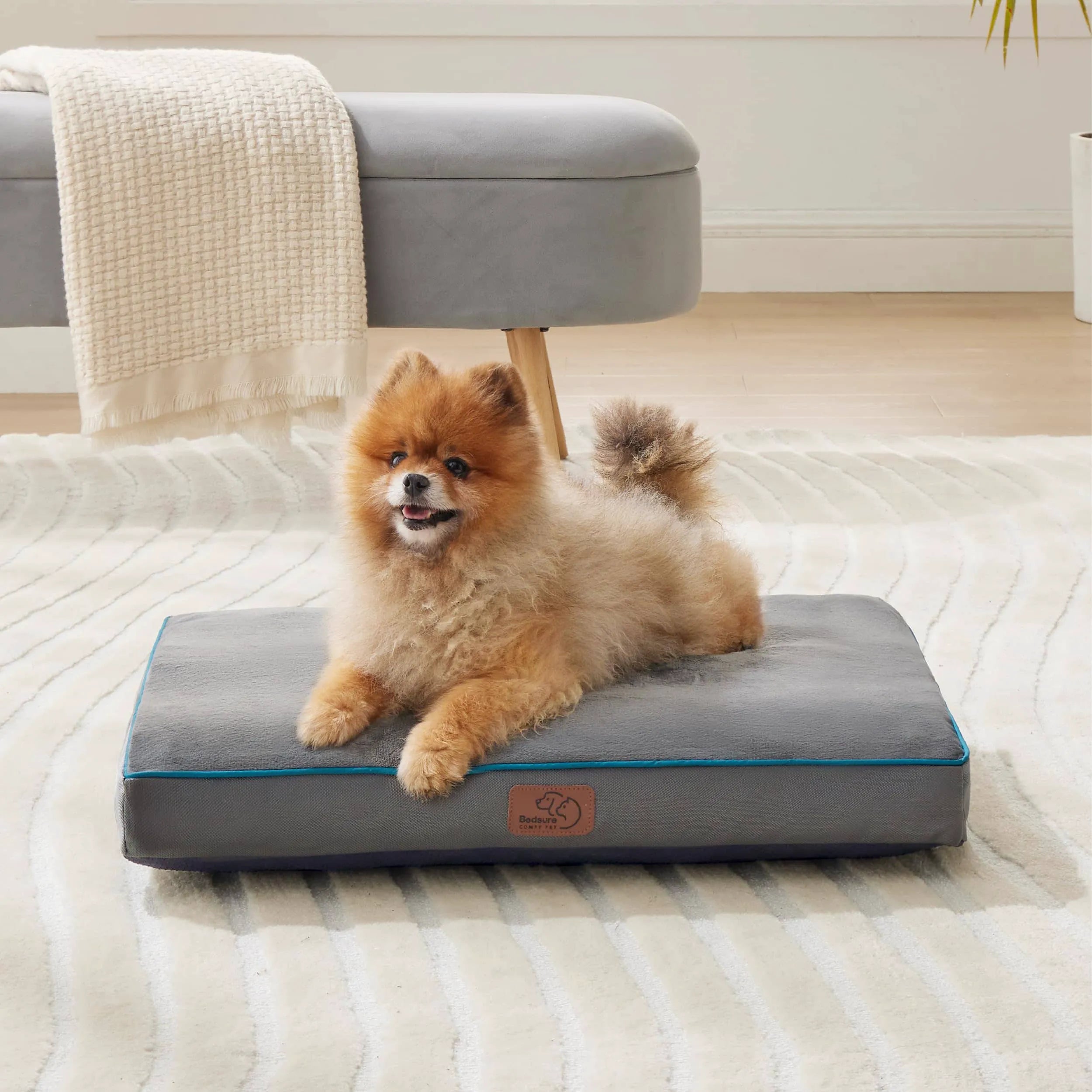 Luxury Waterproof Plush Dog Bed