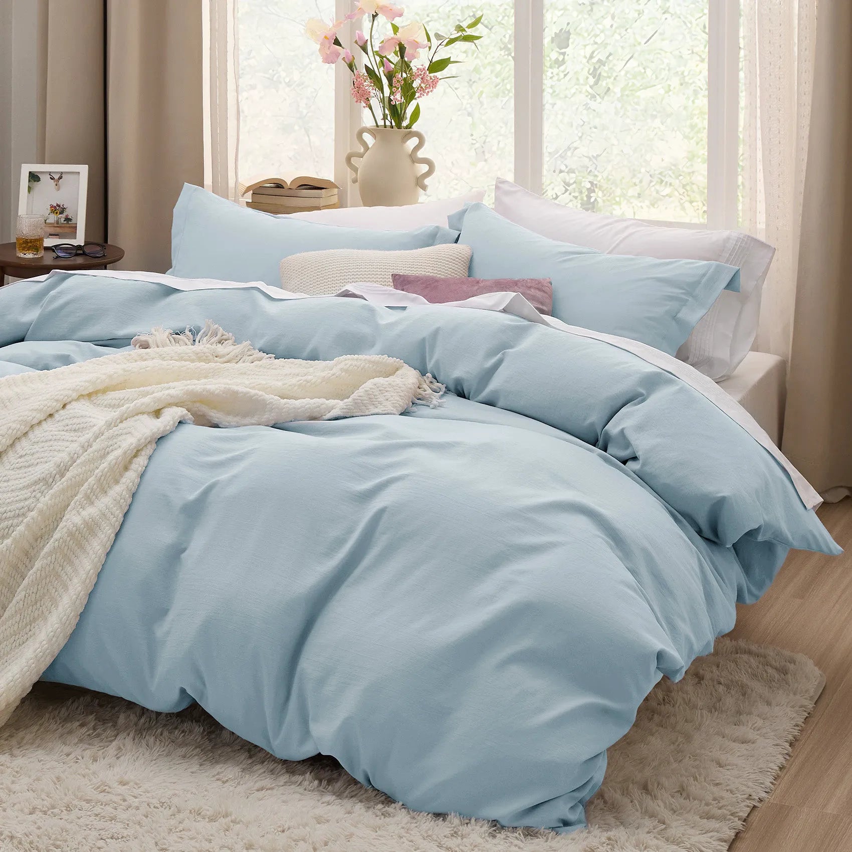 Ultra-Soft Hypoallergenic Microfiber Duvet Cover Set