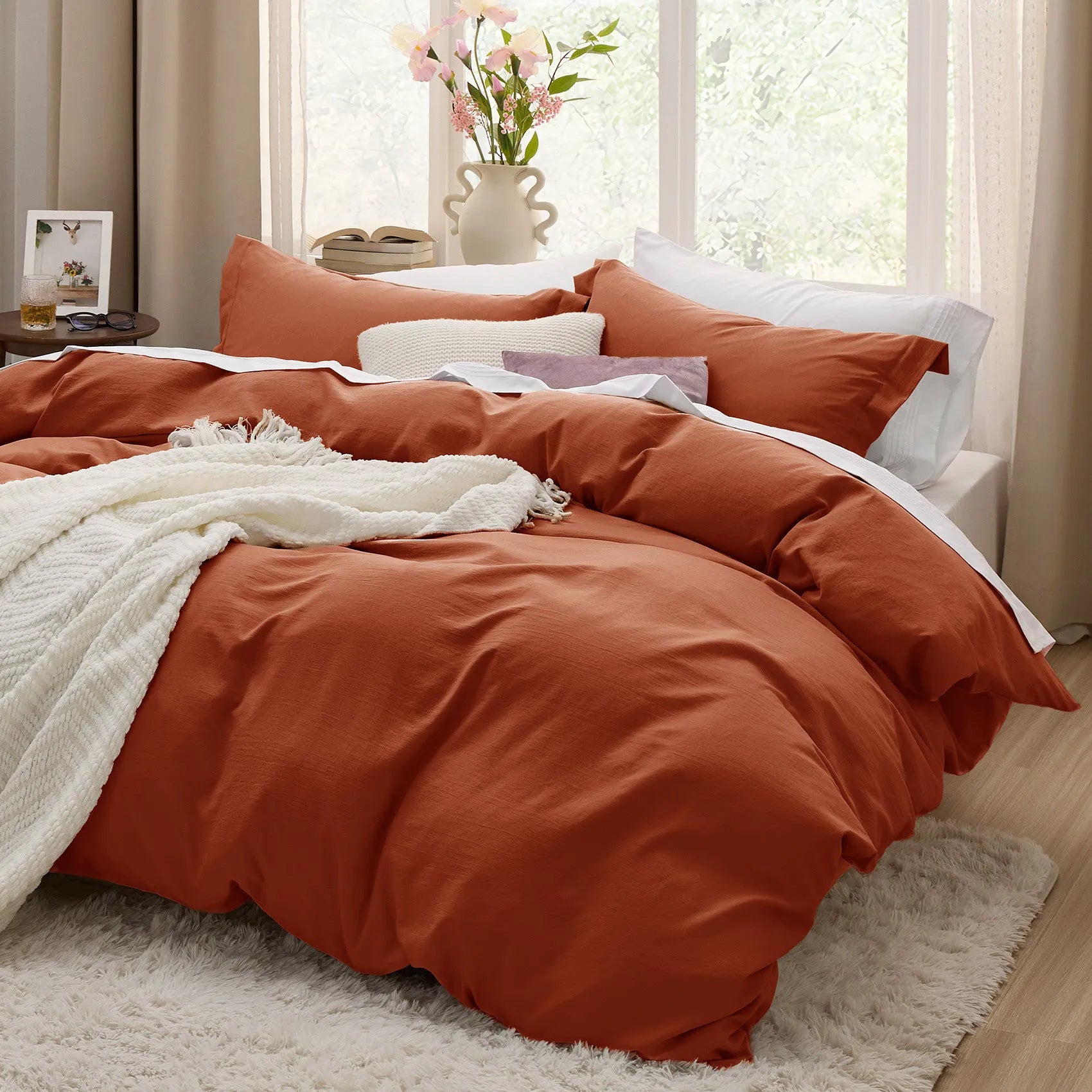 Ultra-Soft Hypoallergenic Microfiber Duvet Cover Set