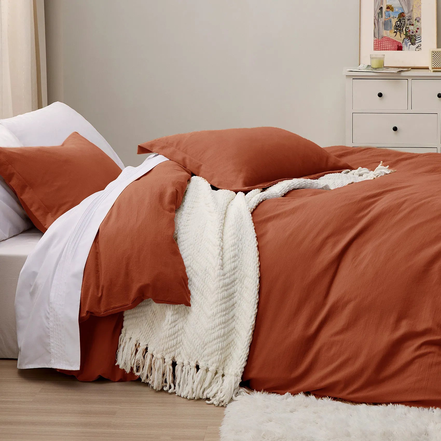Ultra-Soft Hypoallergenic Microfiber Duvet Cover Set