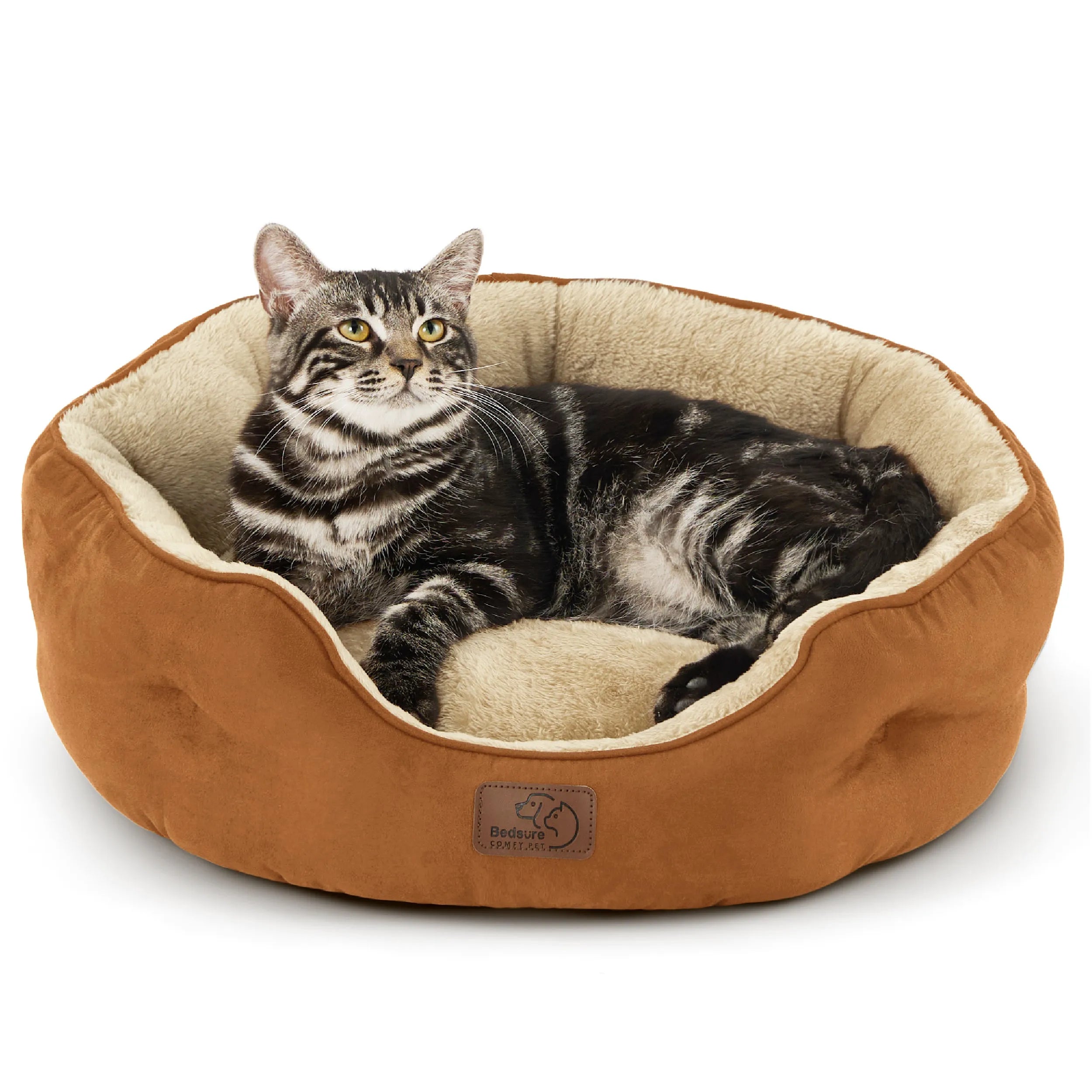 Round Solid Pet Bed