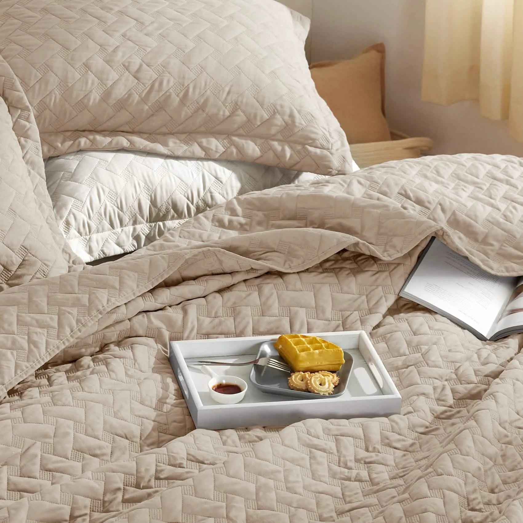 Basketweave Quilt Set