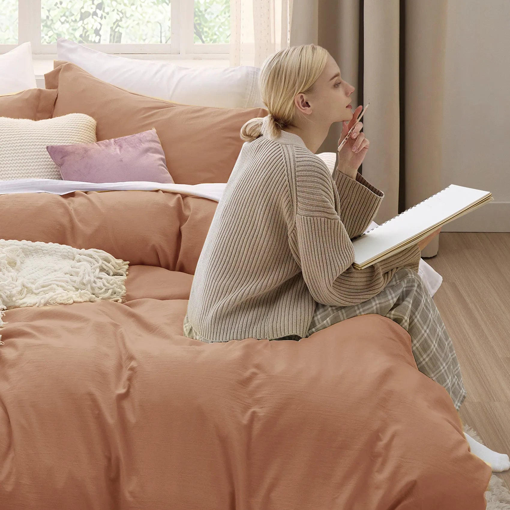 Ultra-Soft Hypoallergenic Microfiber Duvet Cover Set
