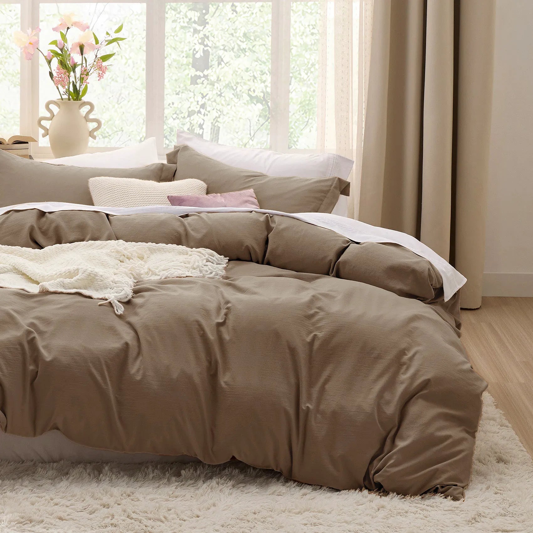 Ultra-Soft Hypoallergenic Microfiber Duvet Cover Set
