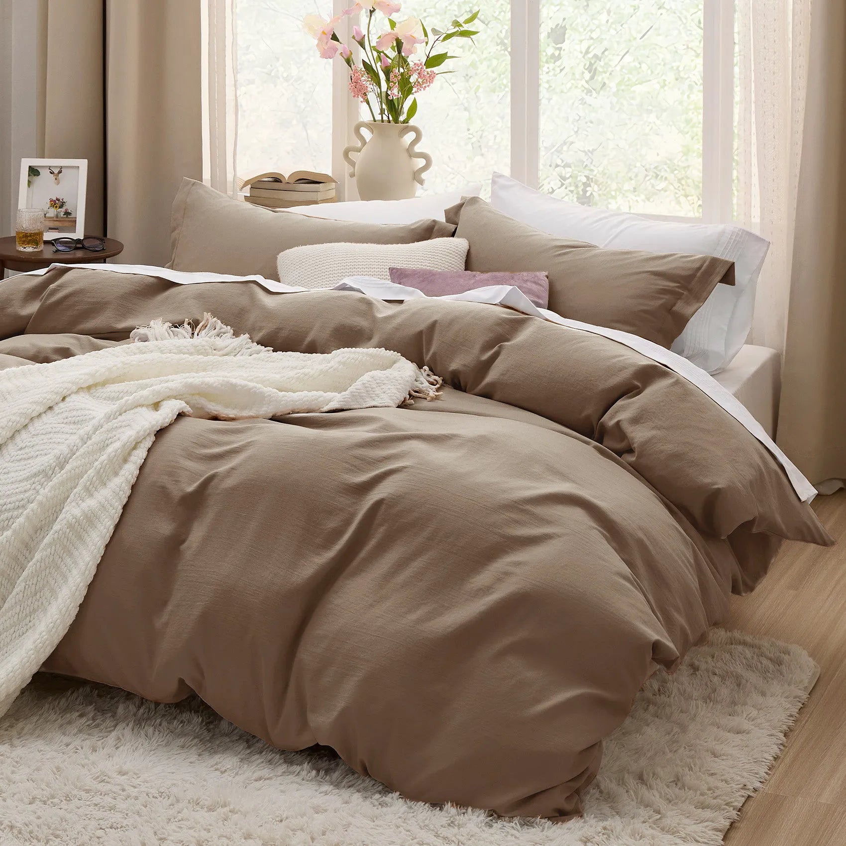 Ultra-Soft Hypoallergenic Microfiber Duvet Cover Set