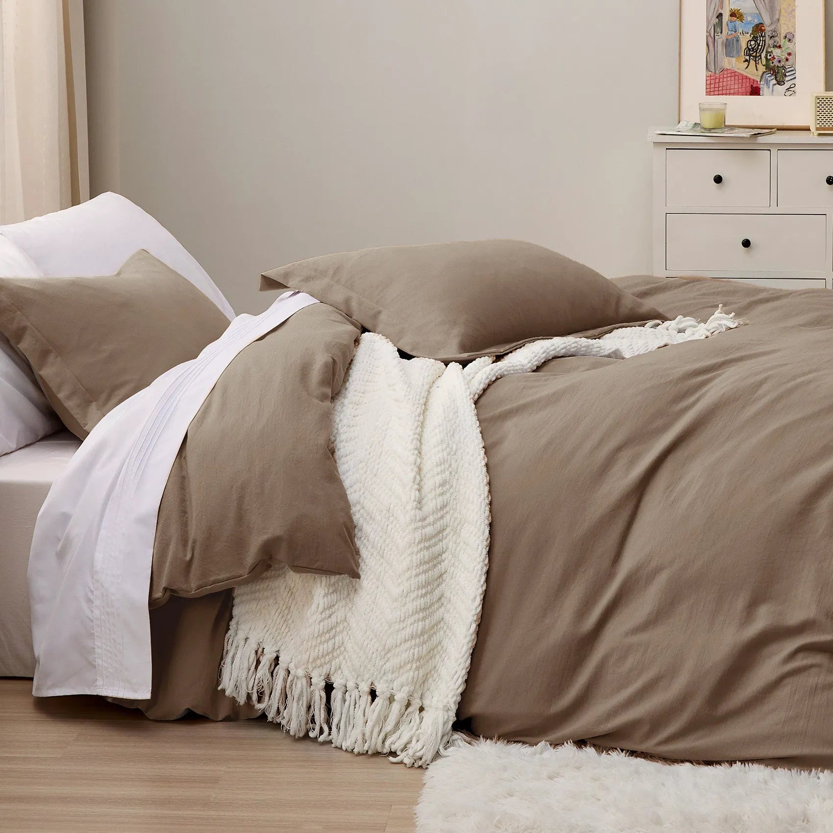 Ultra-Soft Hypoallergenic Microfiber Duvet Cover Set