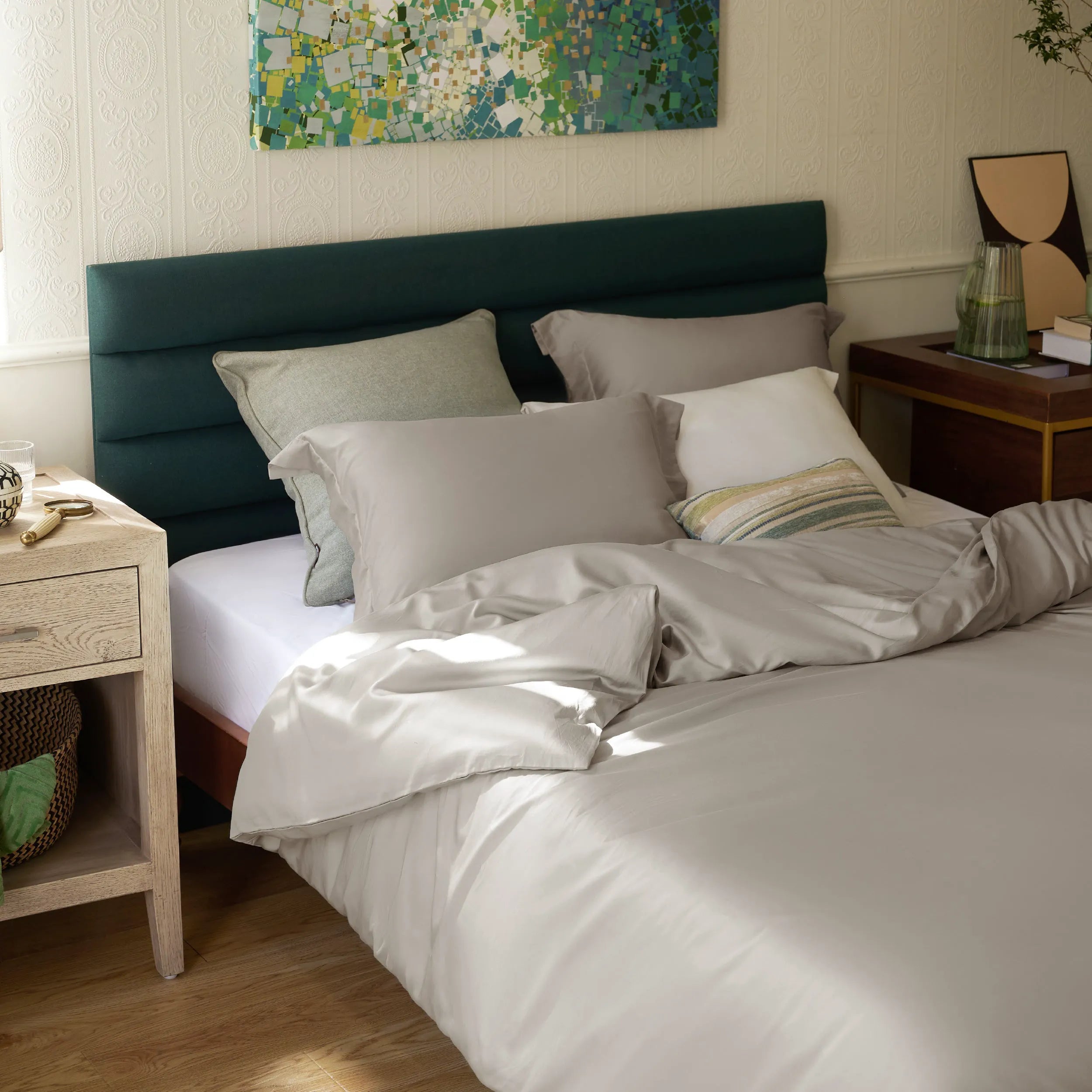 Lyocell Cotton Blend Duvet Cover Set