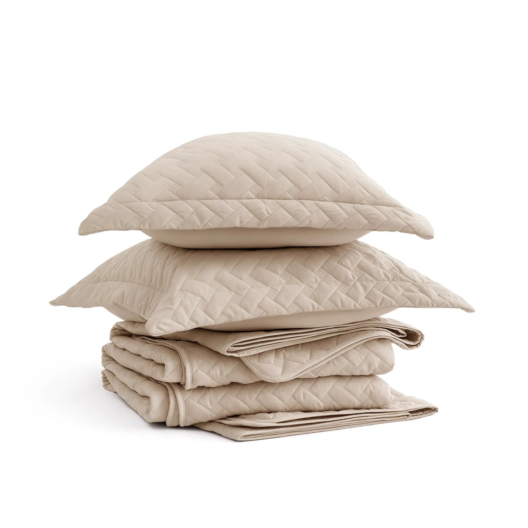 Basketweave Quilt Set