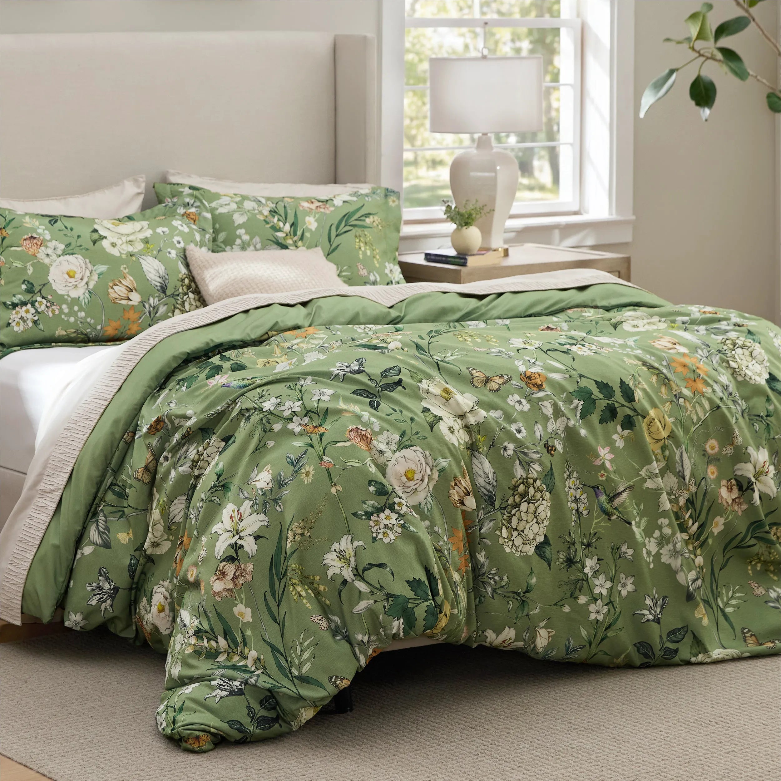 Vintage Botanical Comforter Set
