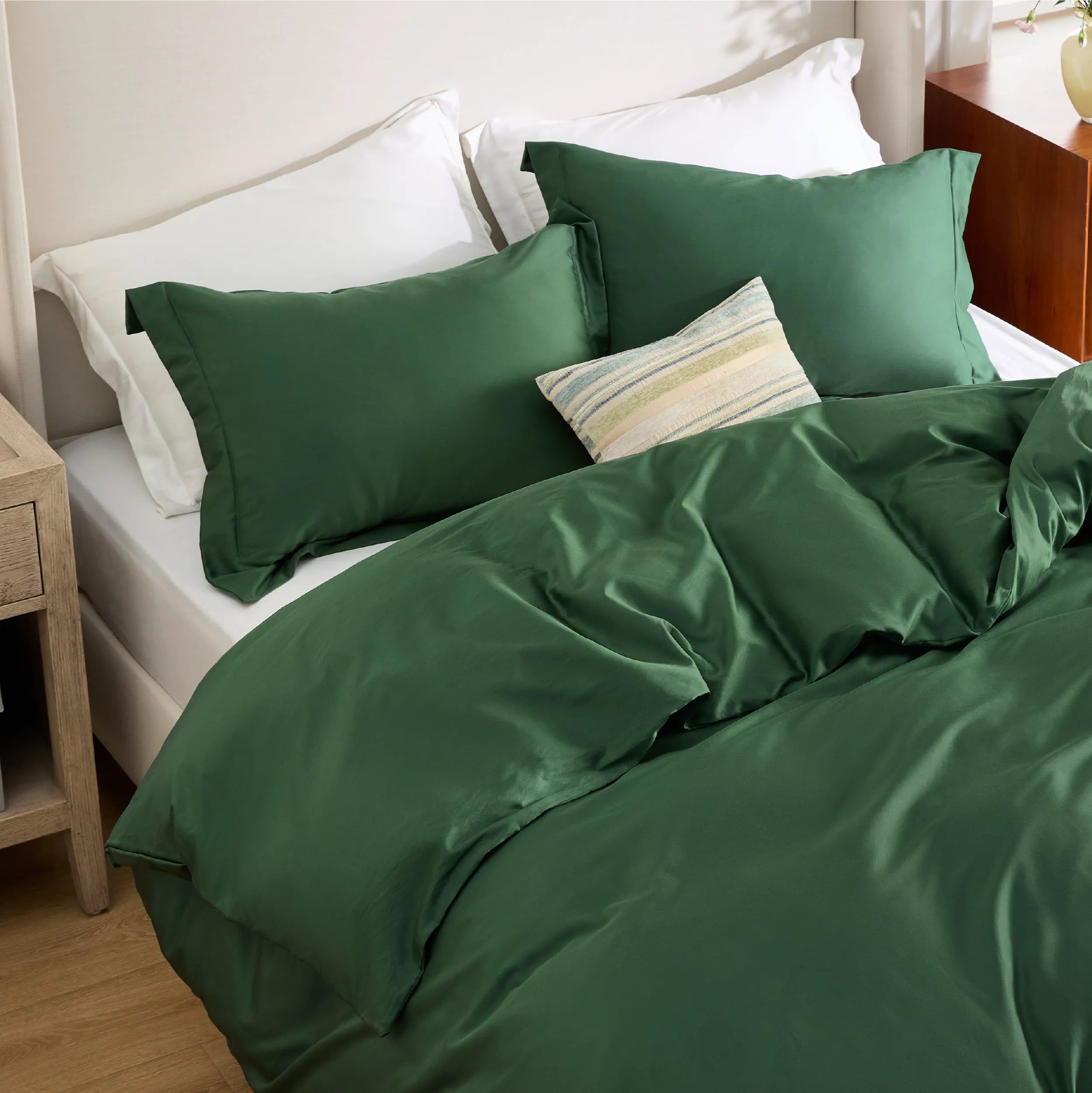 Lyocell Cotton Blend Duvet Cover Set