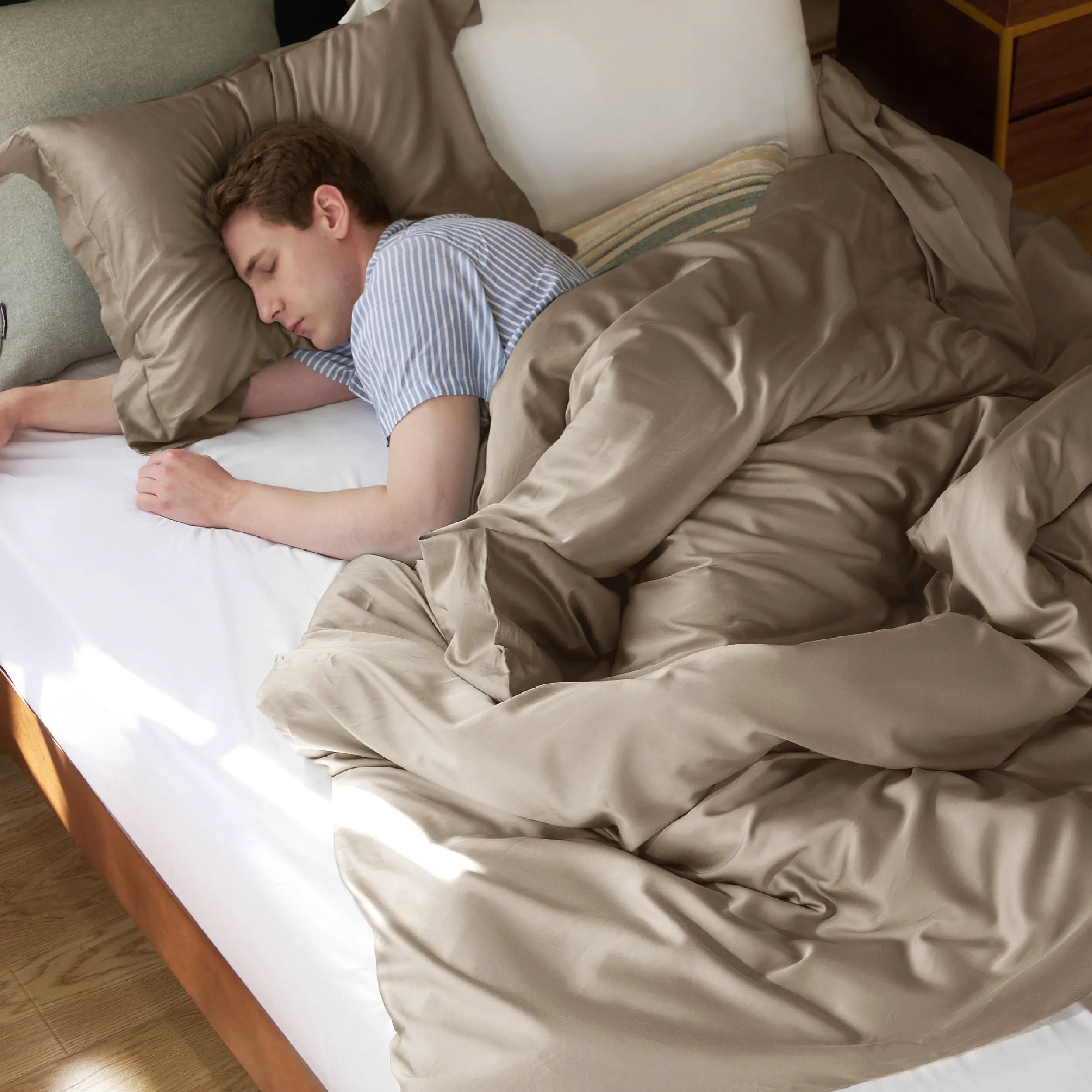 Lyocell Cotton Blend Duvet Cover Set