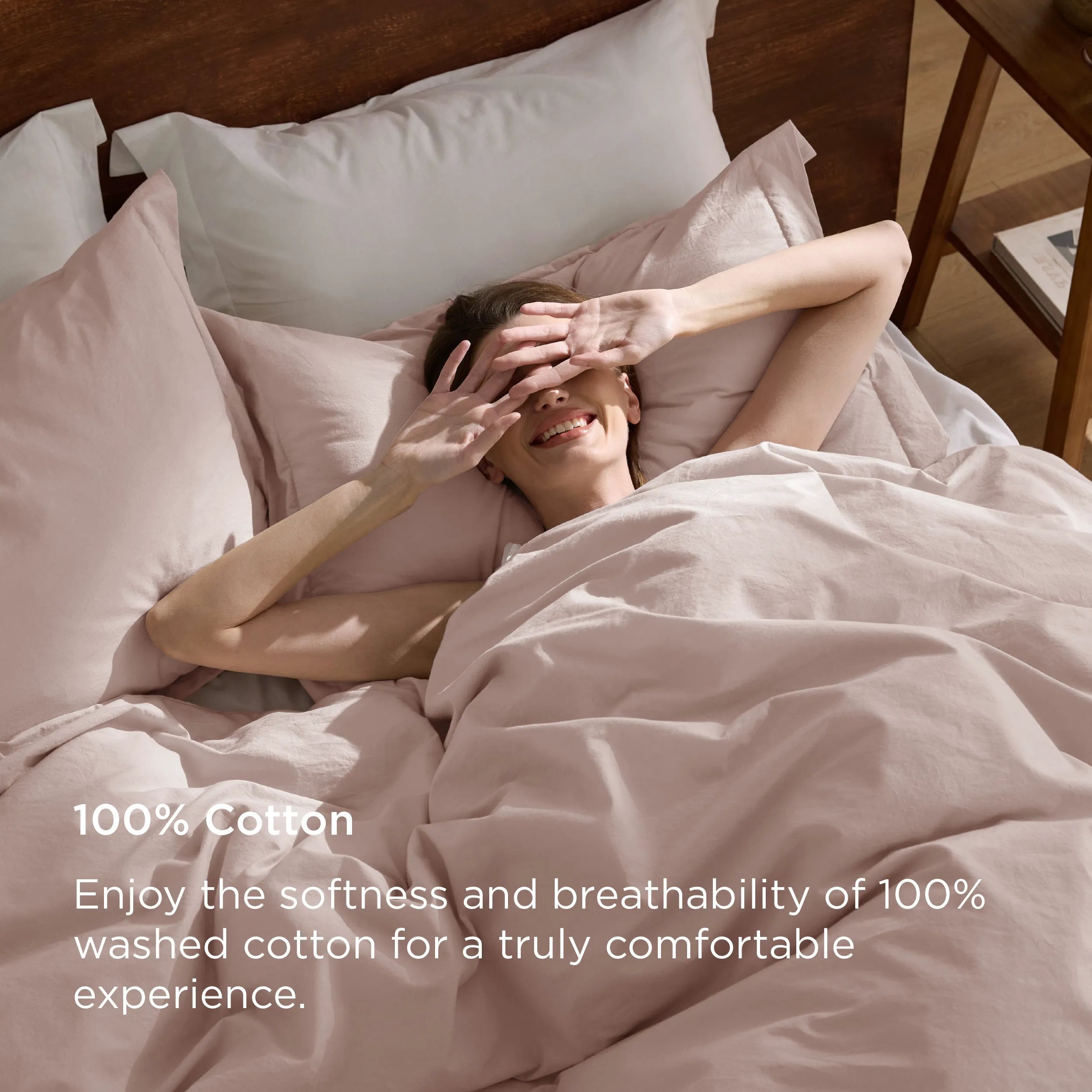 PureWoven™ Washed Cotton Duvet Cover Set