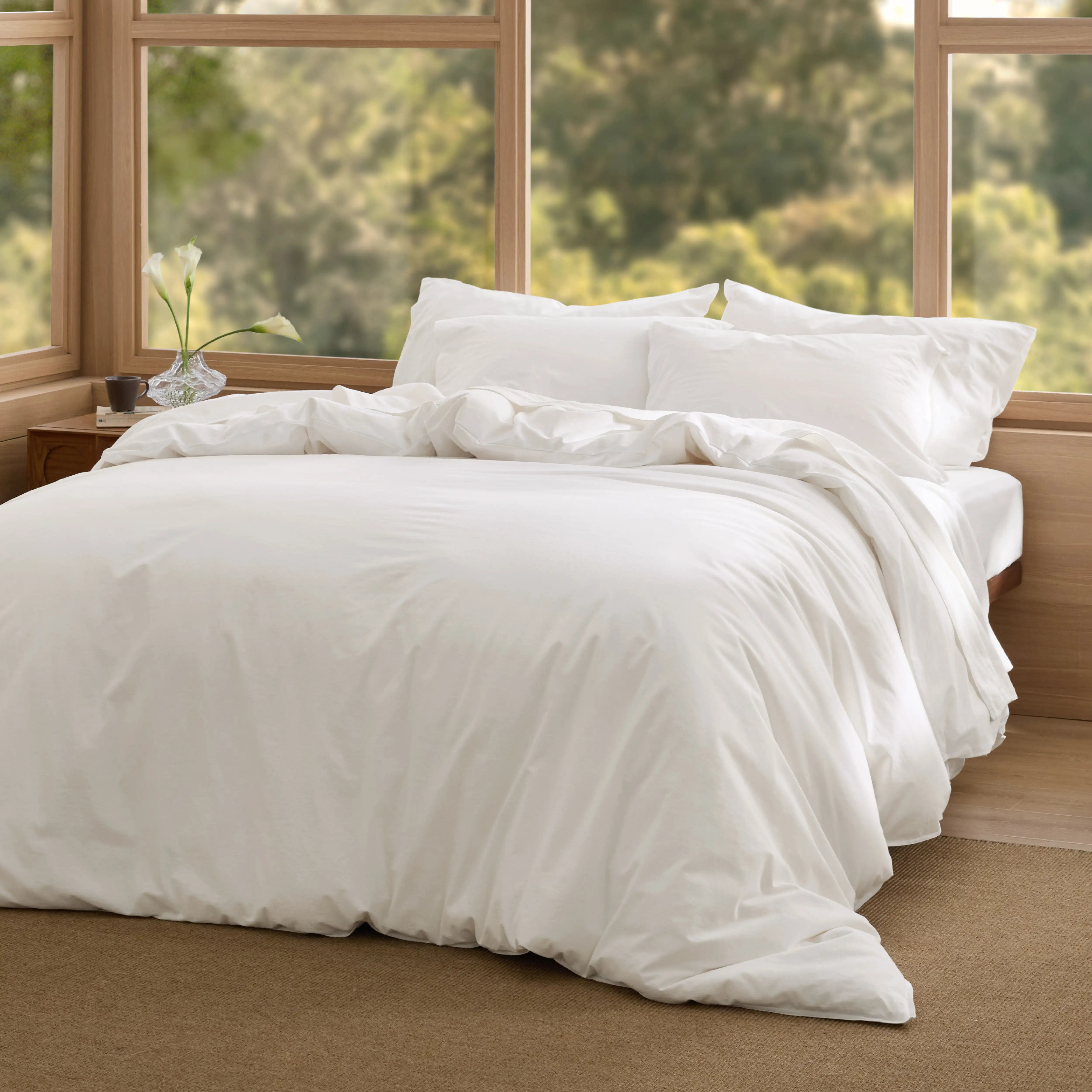 Slub Cotton Duvet Cover Set