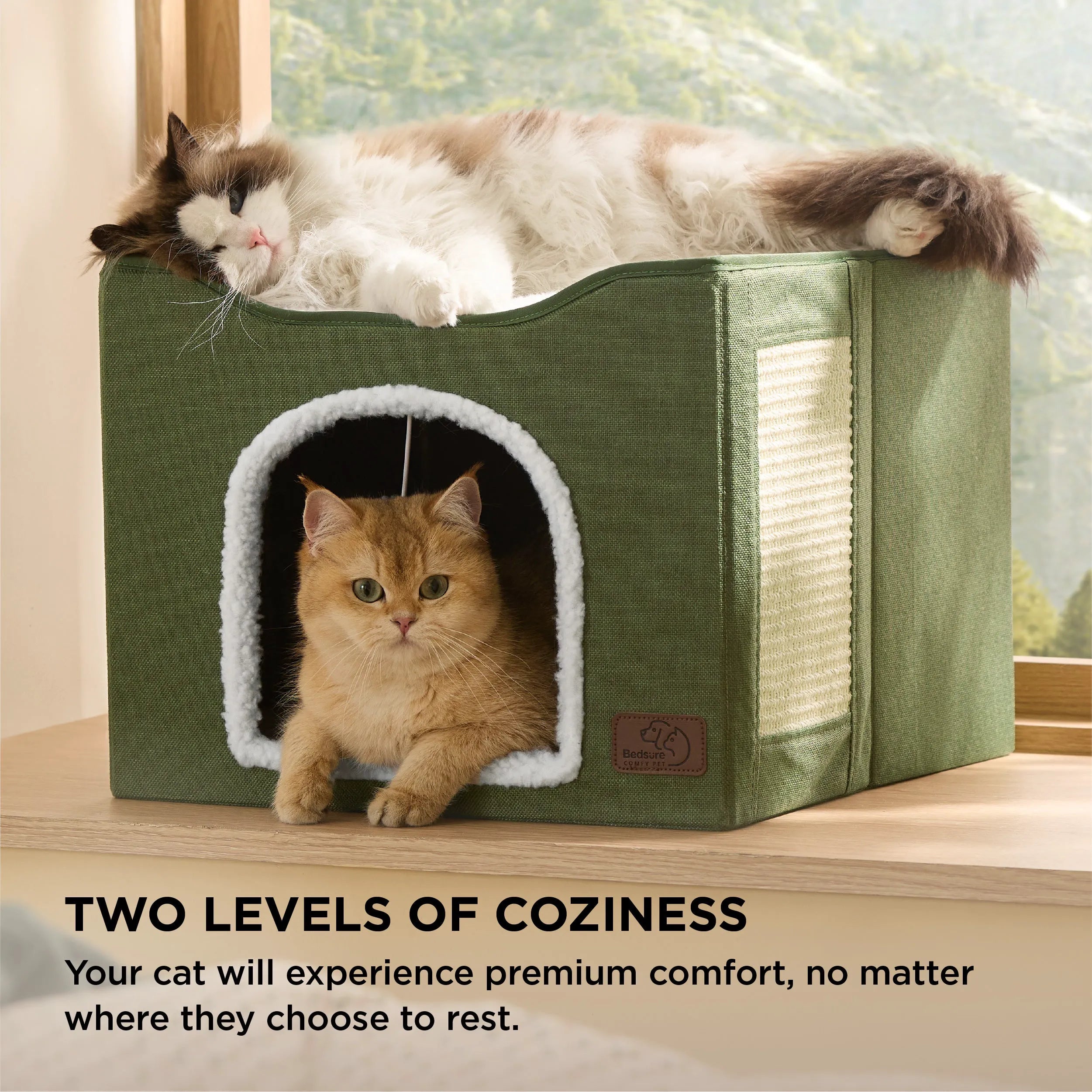 Indoor Cat Bed and House for Pets