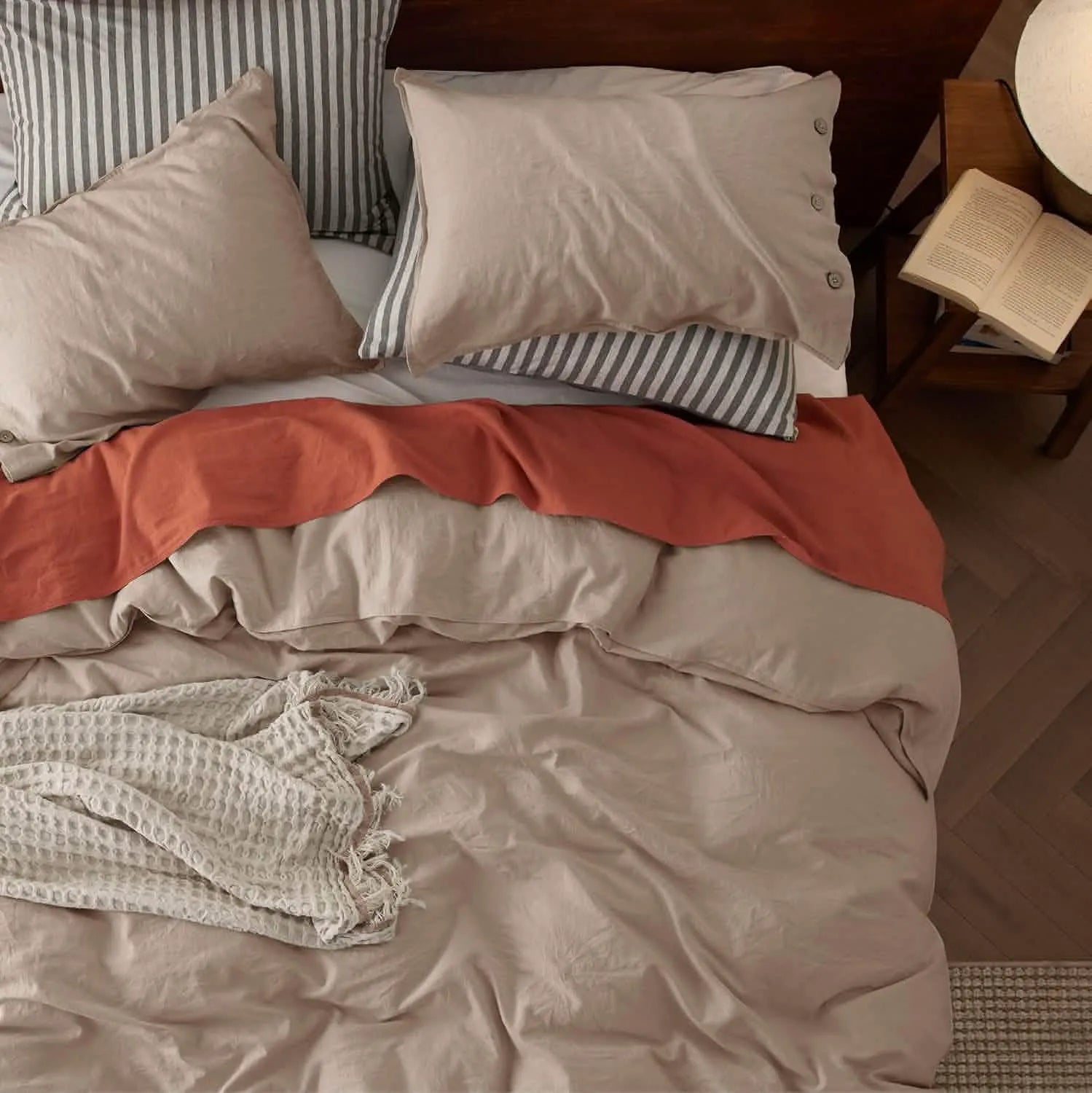 PureWoven™ Cotton-Linen Blend Duvet Cover Set