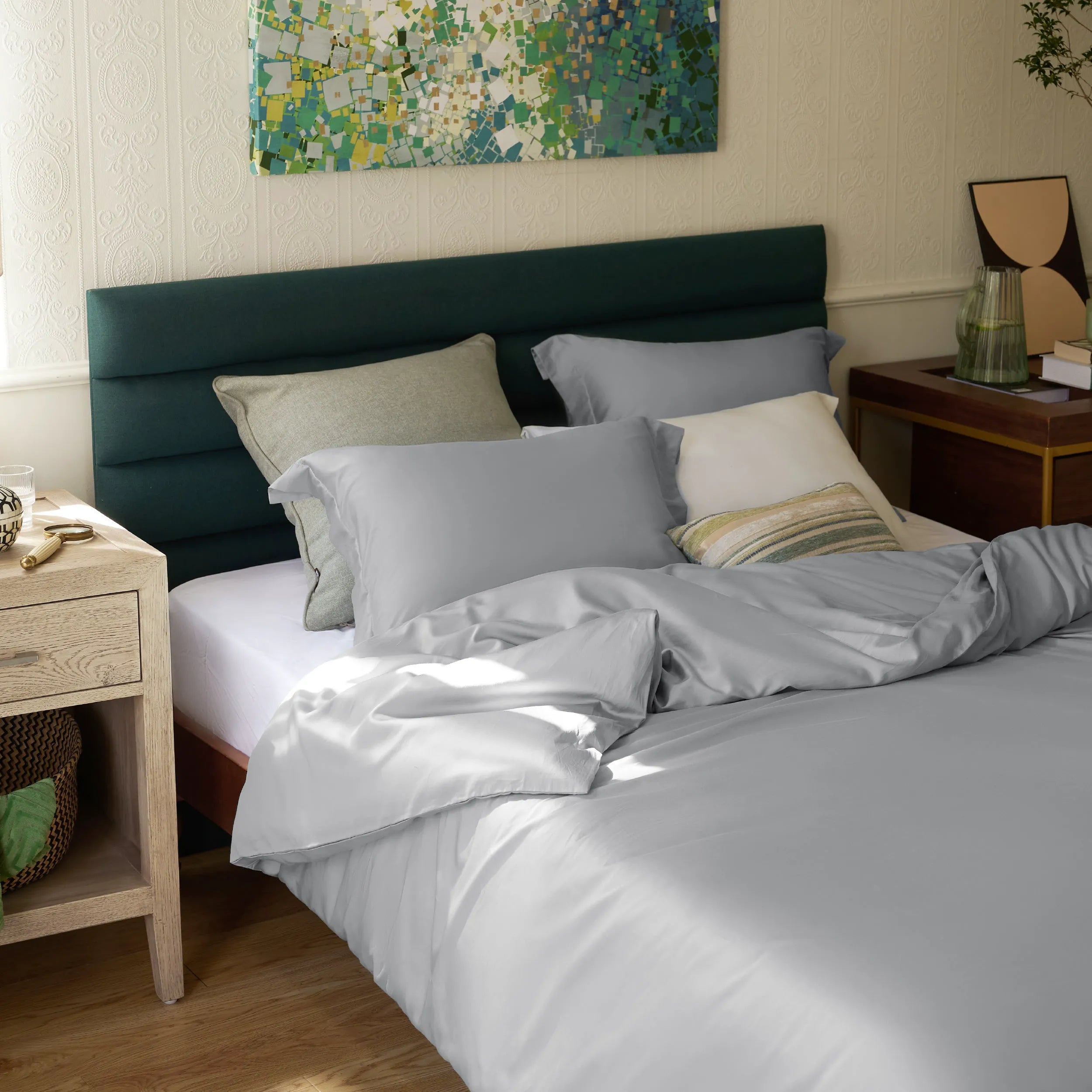 Lyocell Cotton Blend Duvet Cover Set