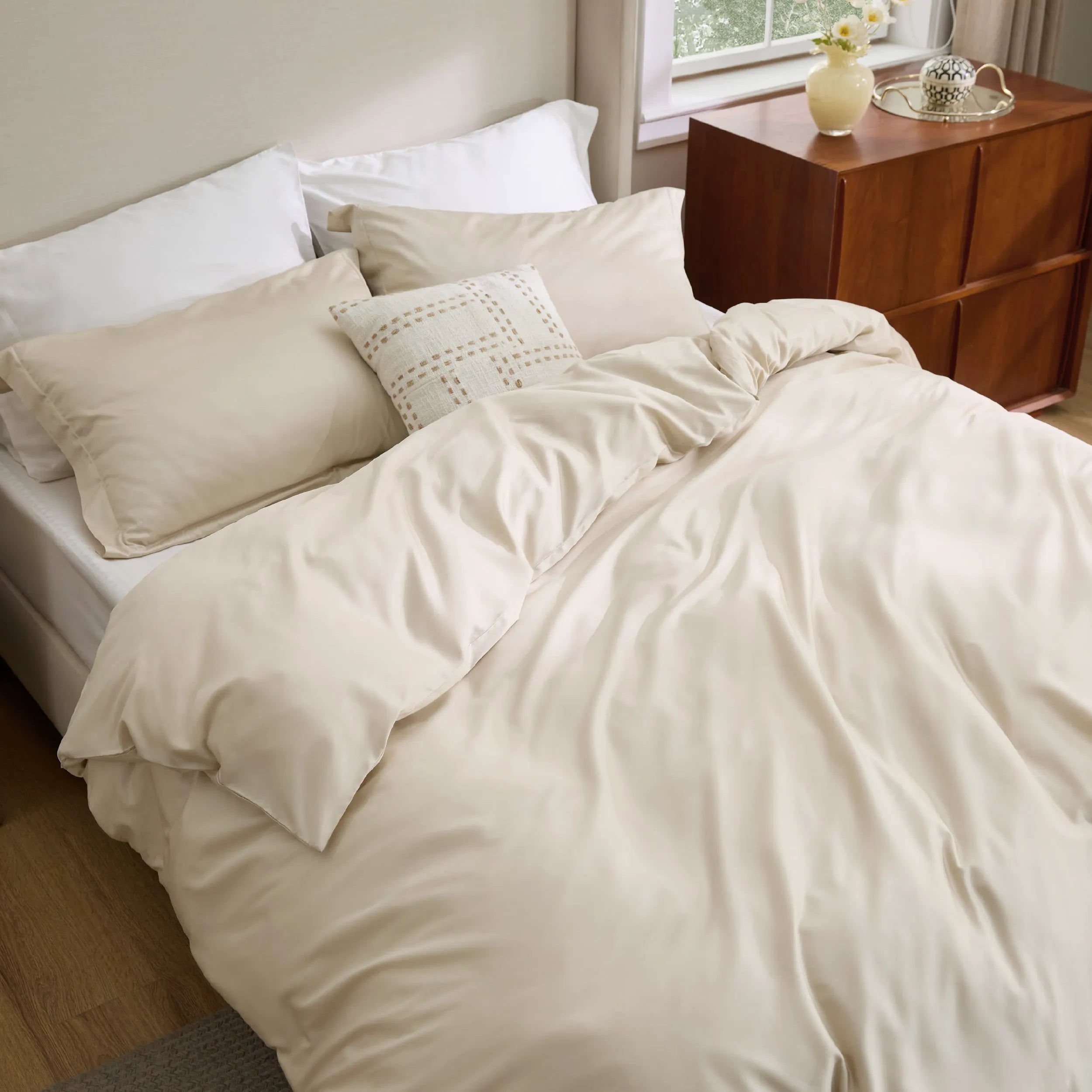 Lyocell Cotton Blend Duvet Cover Set