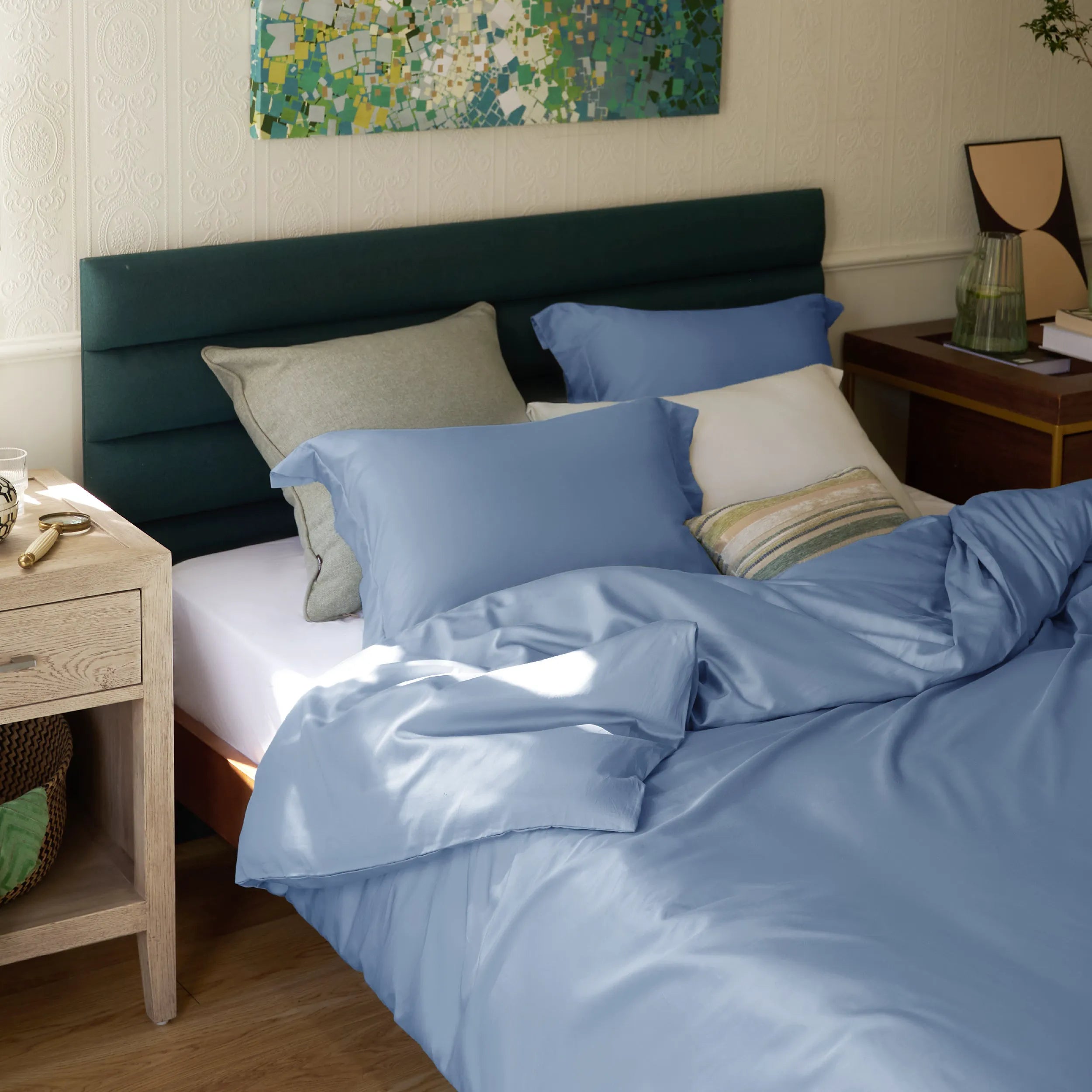 Lyocell Cotton Blend Duvet Cover Set