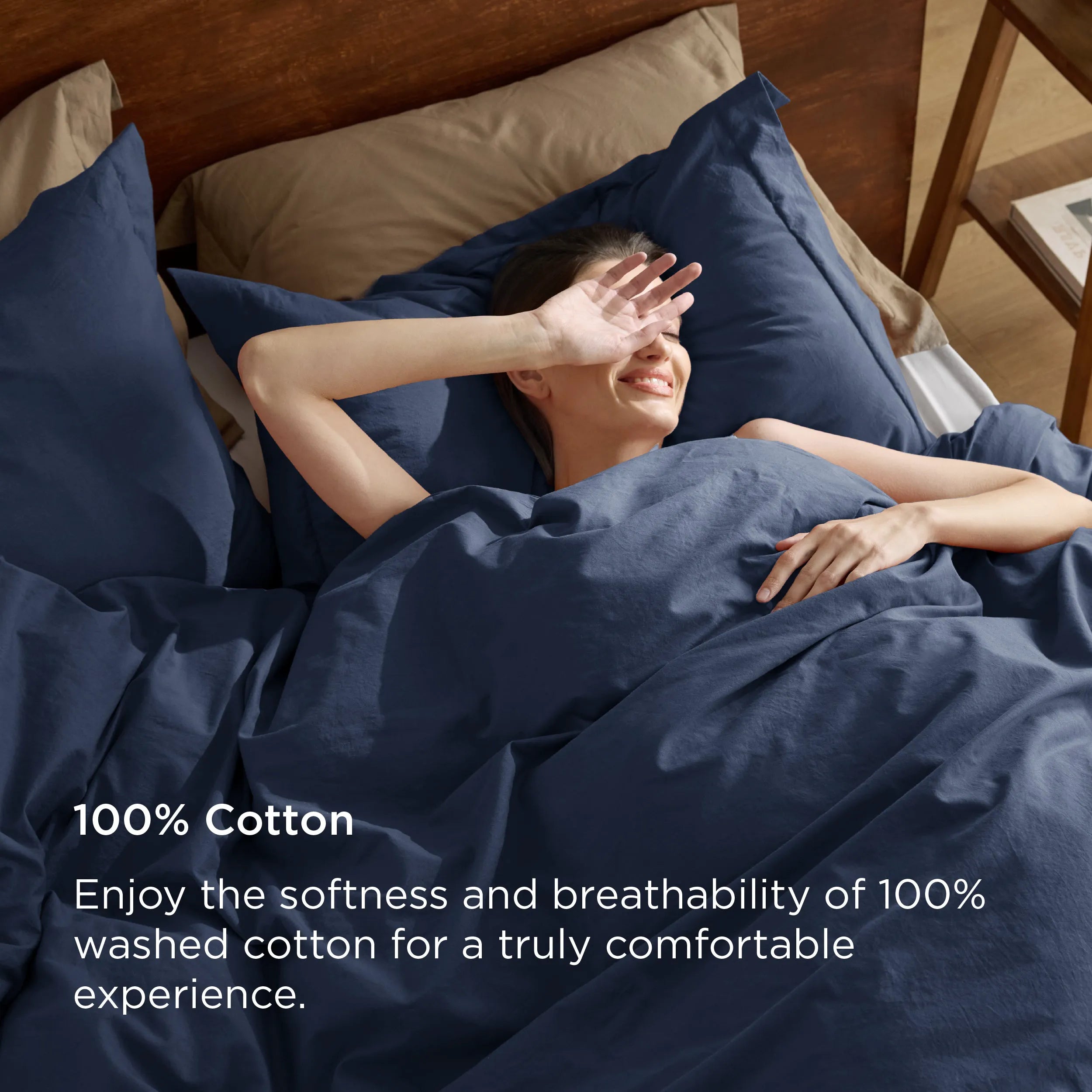 PureWoven™ Washed Cotton Duvet Cover Set
