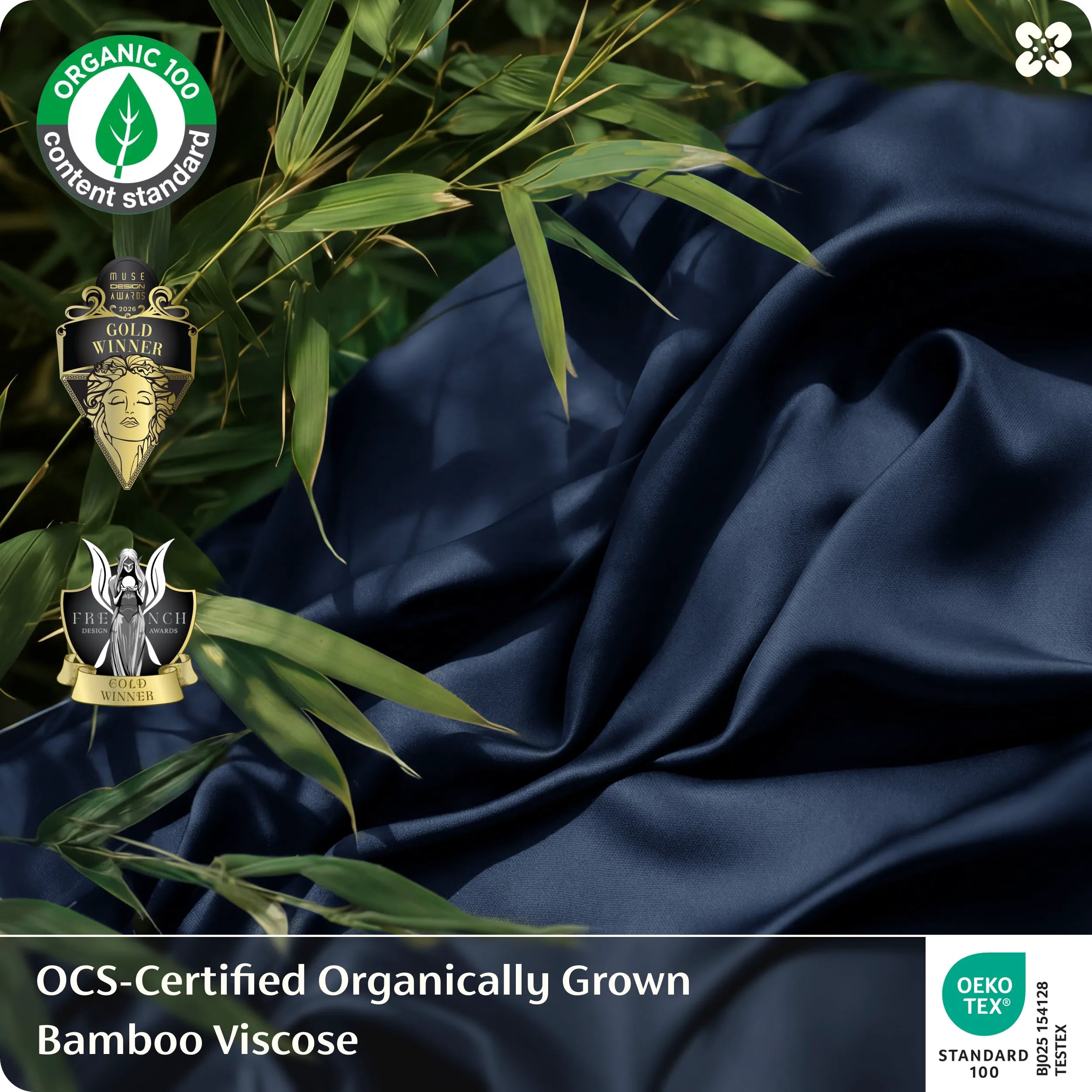 PureWoven™ Organic Bamboo Viscose Sheet Set