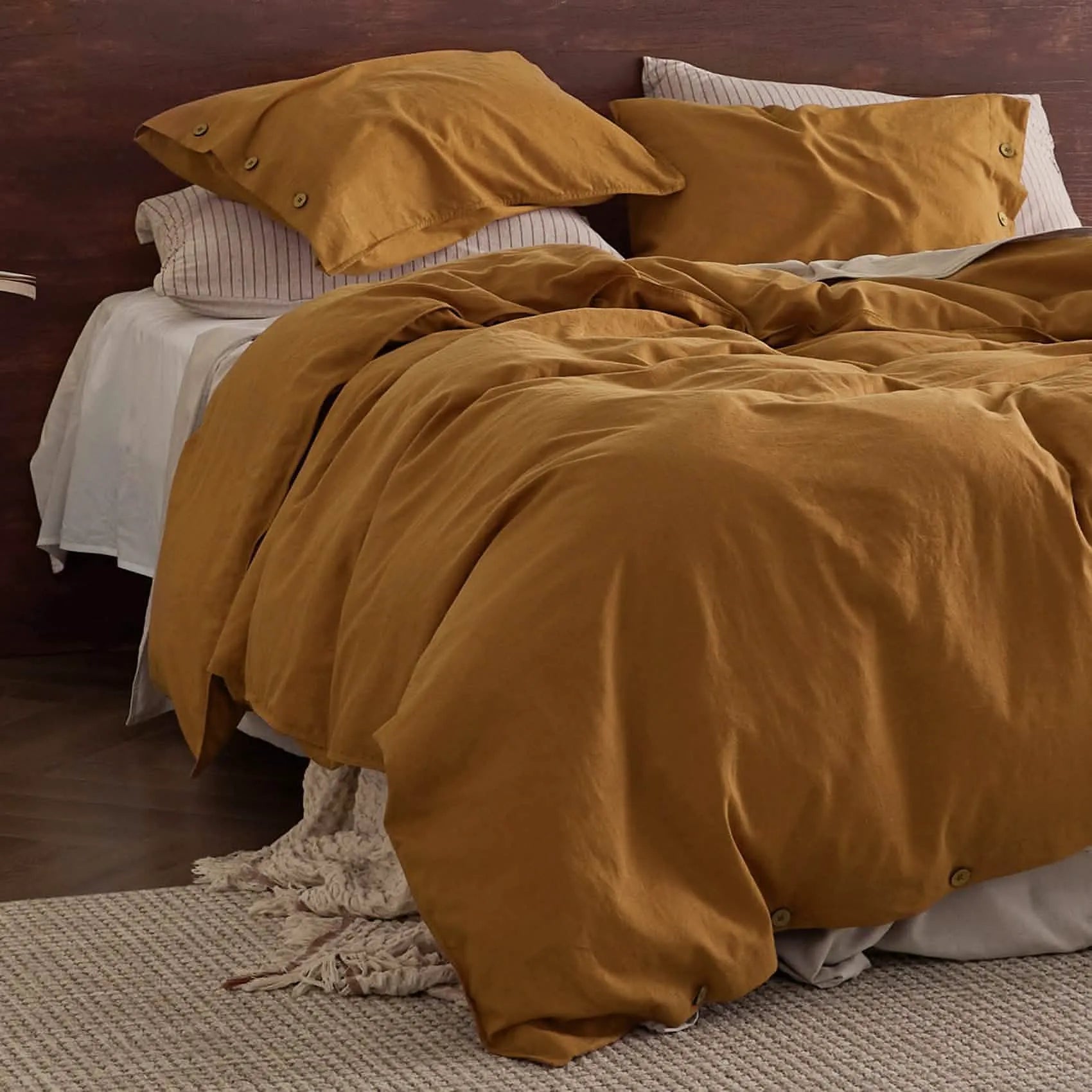 PureWoven™ Cotton-Linen Blend Duvet Cover Set