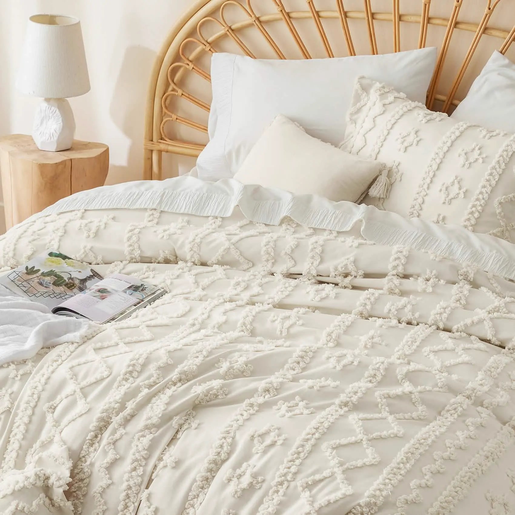 Boho Deluxe Embroidered Comforter Set