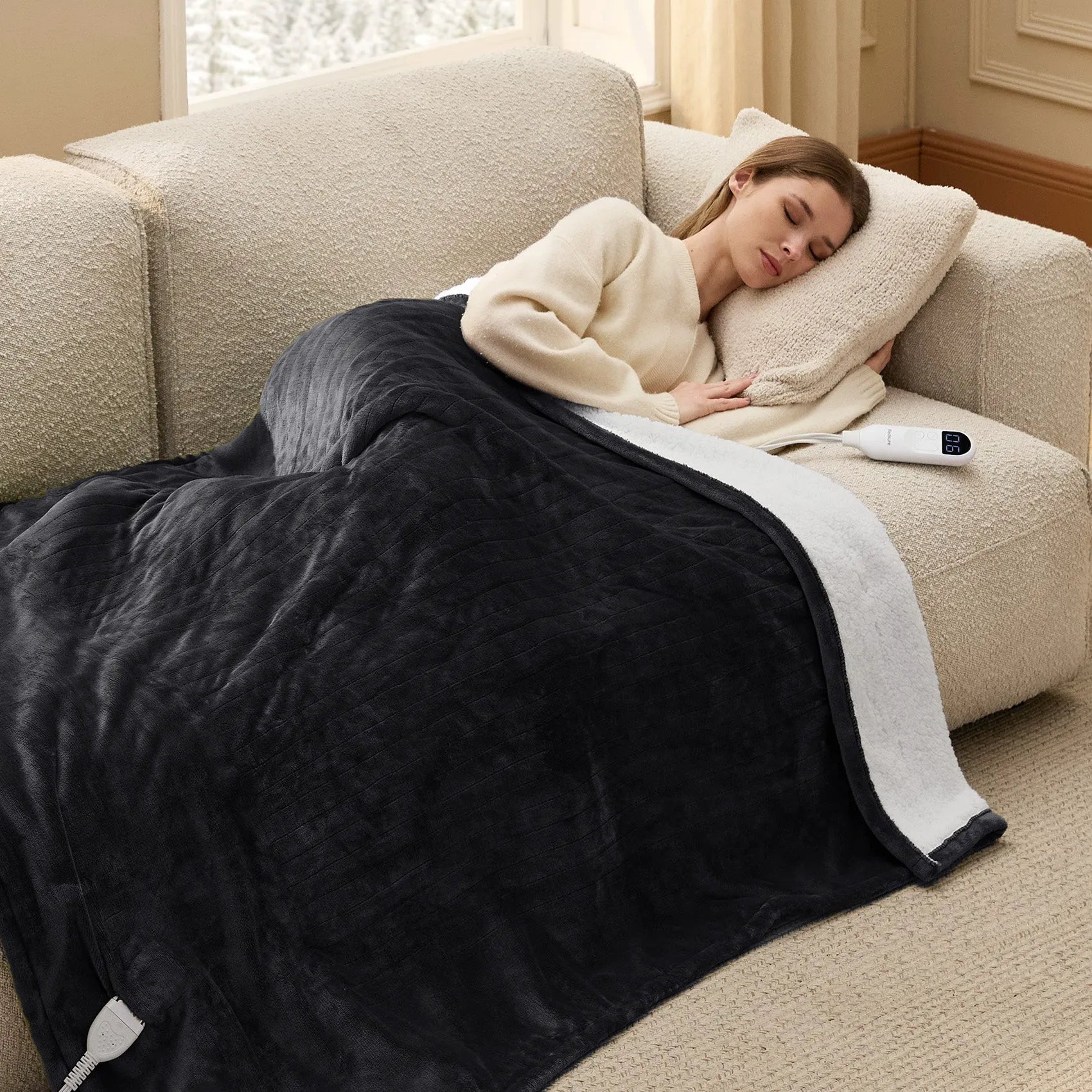 Heated Flannel Blanket