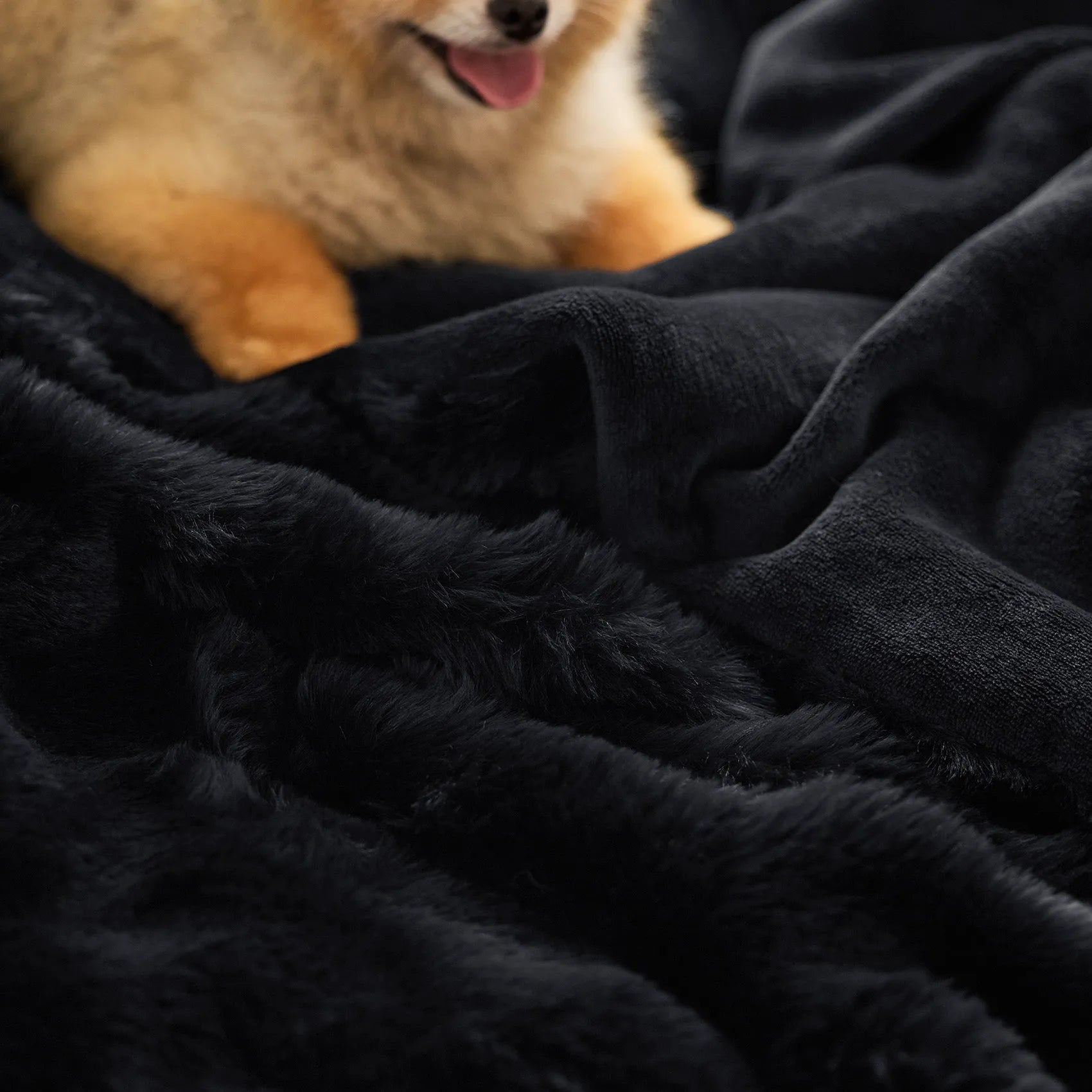Faux Fur Bubble Blanket
