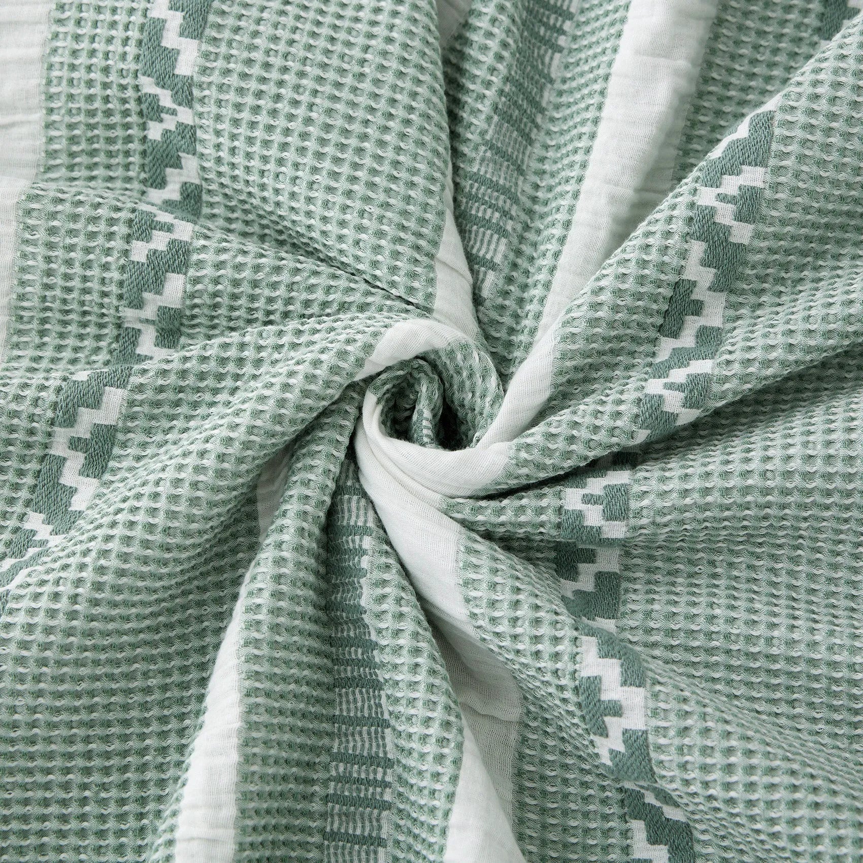 PureWoven™ Cotton Boho Waffle Weave Duvet Cover Set