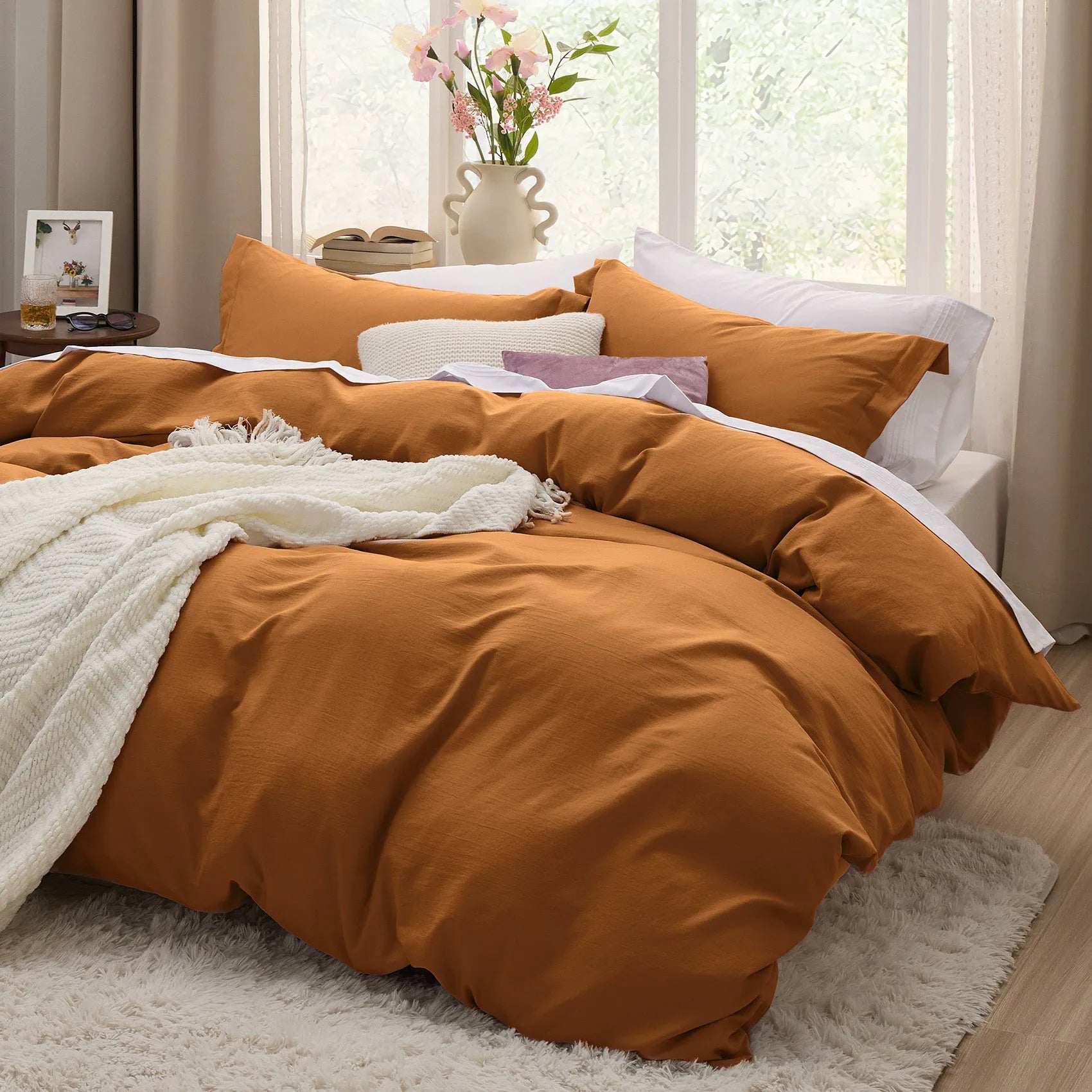 Ultra-Soft Hypoallergenic Microfiber Duvet Cover Set