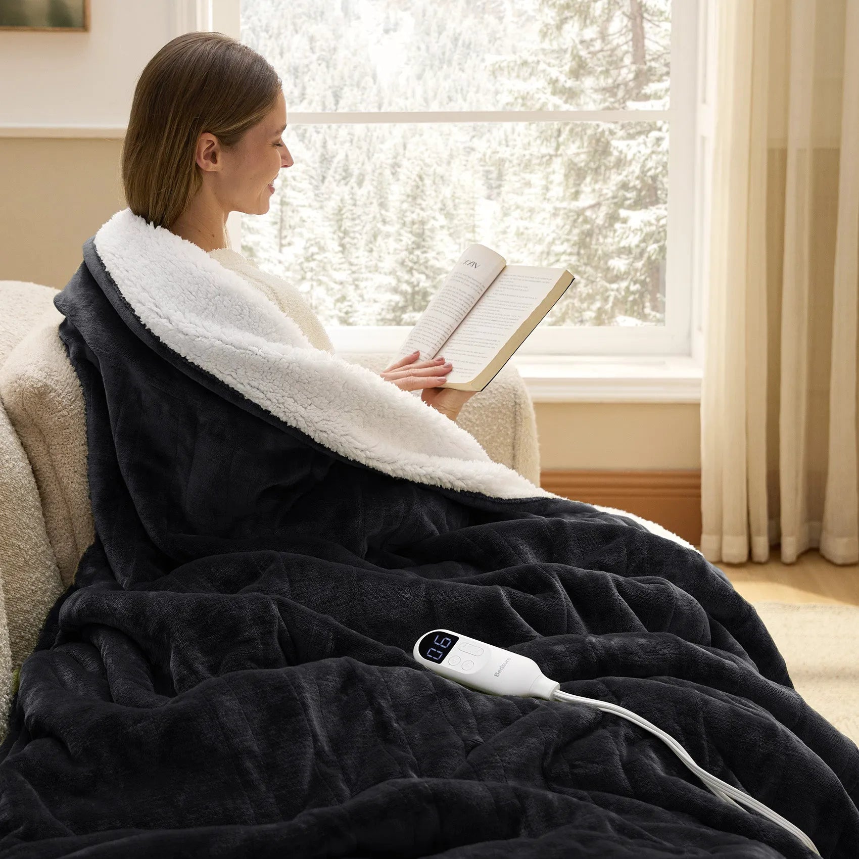 Heated Flannel Blanket