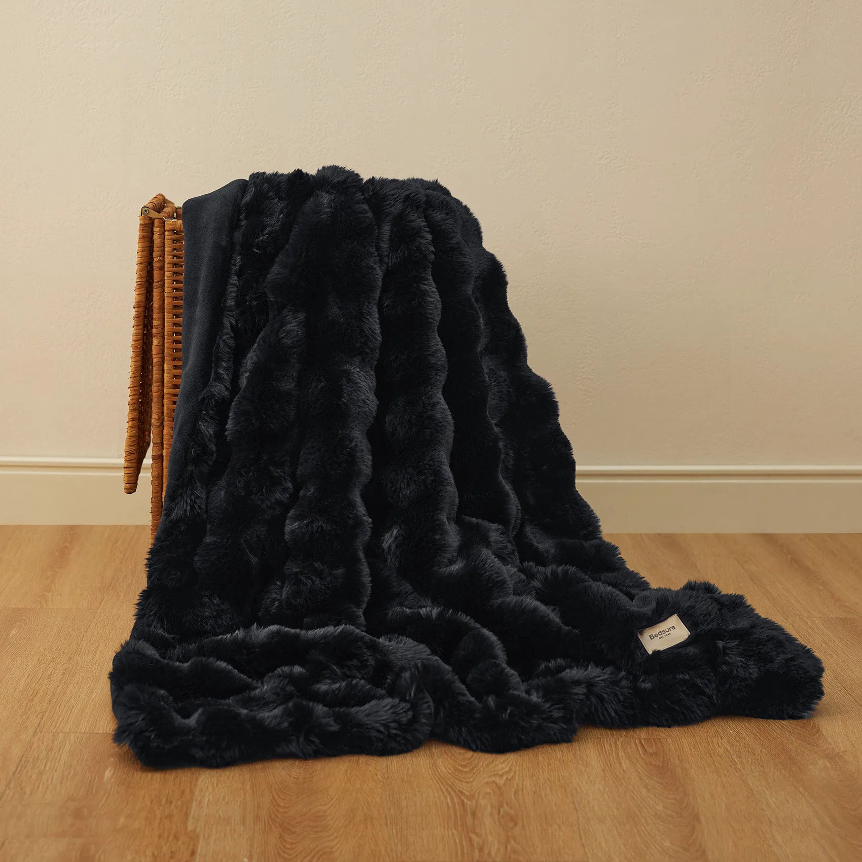 Faux Fur Bubble Blanket